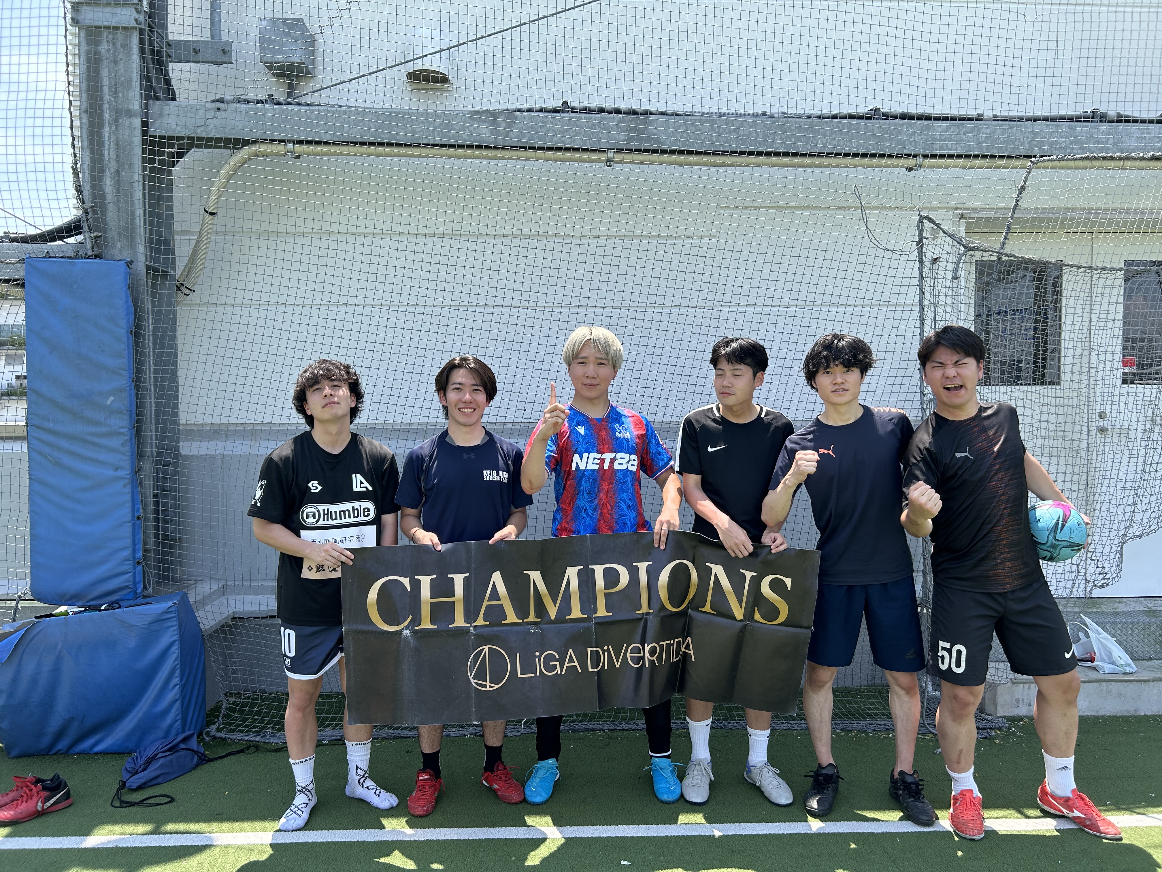 2025年6月29日 有明 BUDDYスポーツアリーナ 屋上人工芝コート フットサル 大会風景