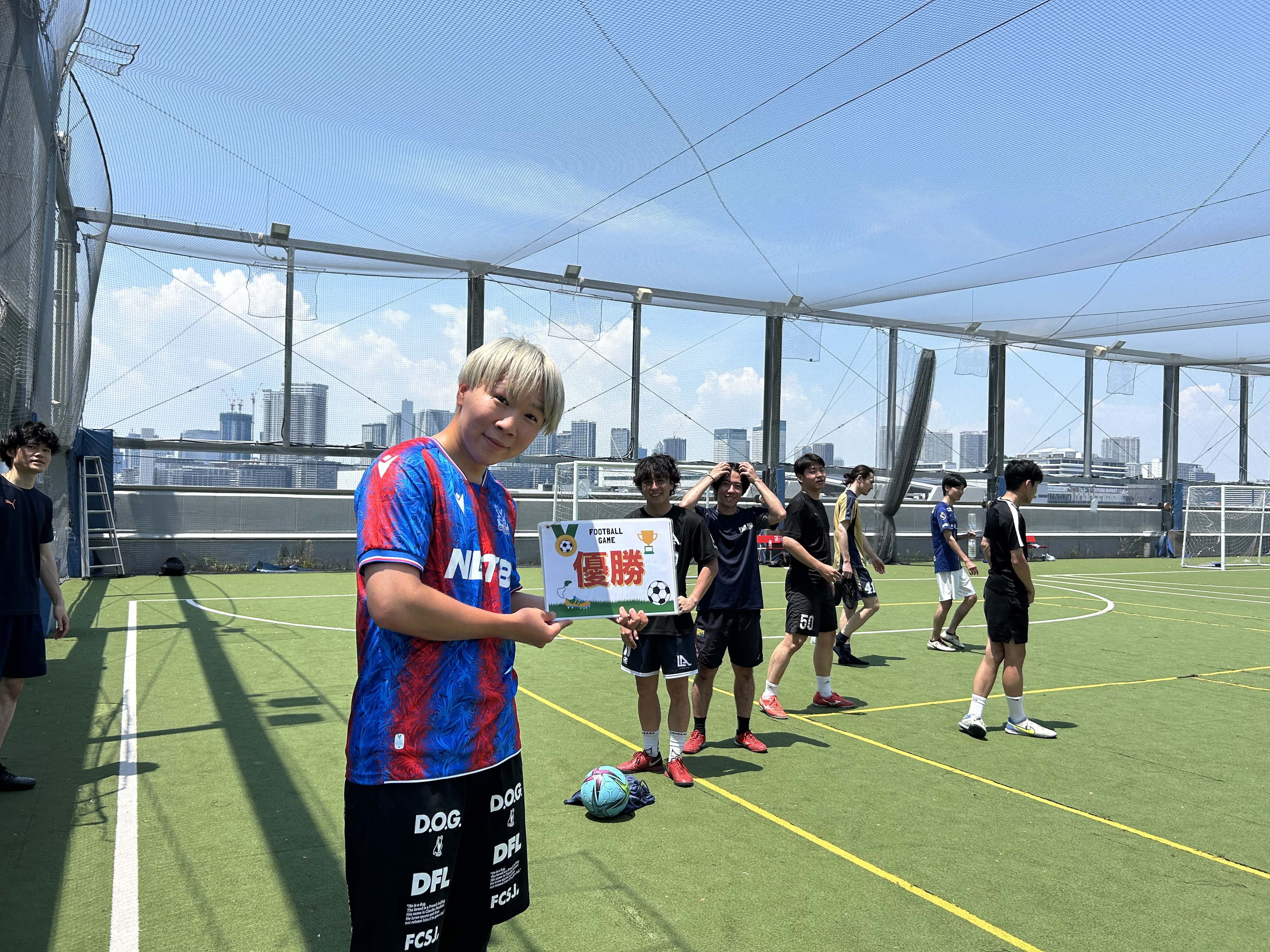 2025年6月29日 有明 BUDDYスポーツアリーナ 屋上人工芝コート フットサル 大会風景