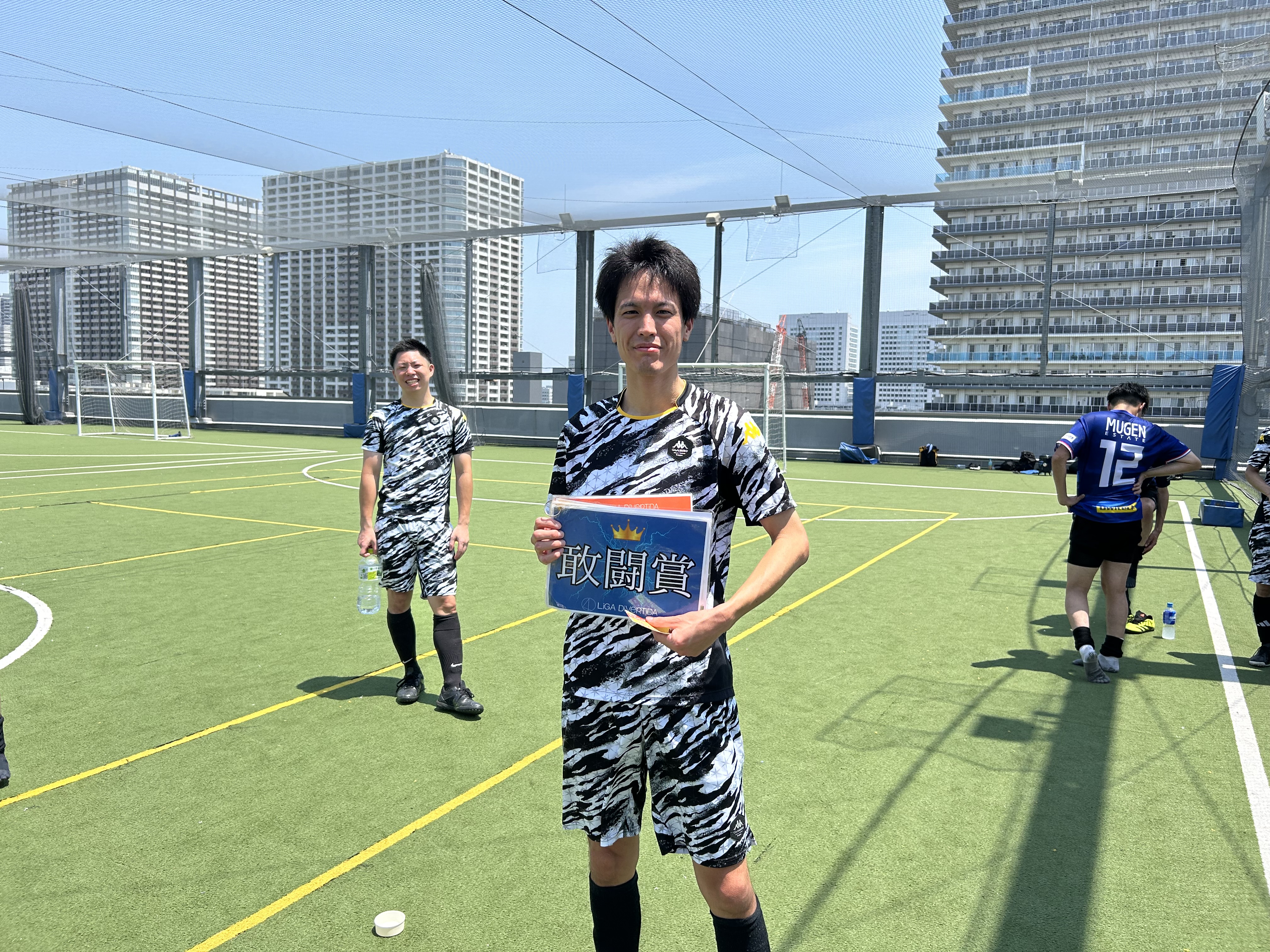 2025年6月29日 有明 BUDDYスポーツアリーナ 屋上人工芝コート フットサル 大会風景