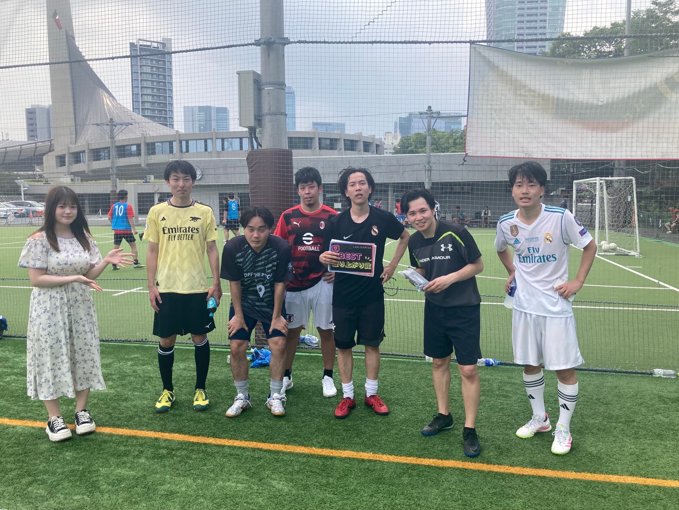 2025年7月6日 原宿 国立代々木競技場 フットサルコート フットサル 大会風景