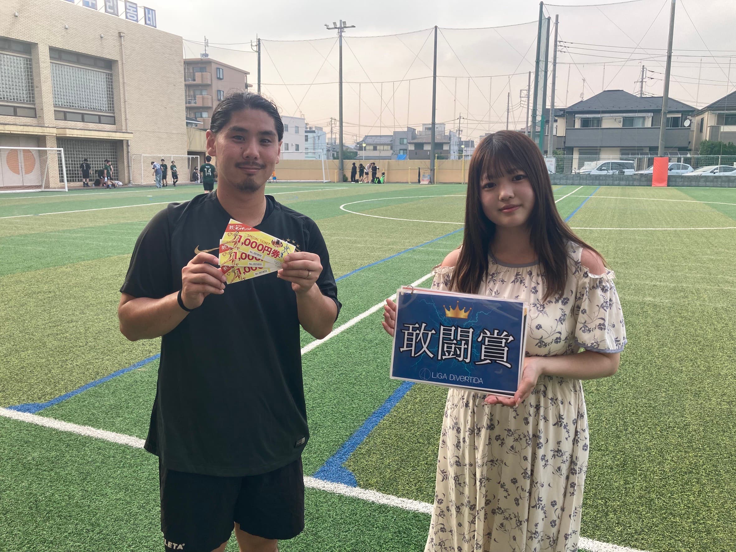 2025年7月6日 足立西新井ソサイチパーク ソサイチ(7人制) 大会風景