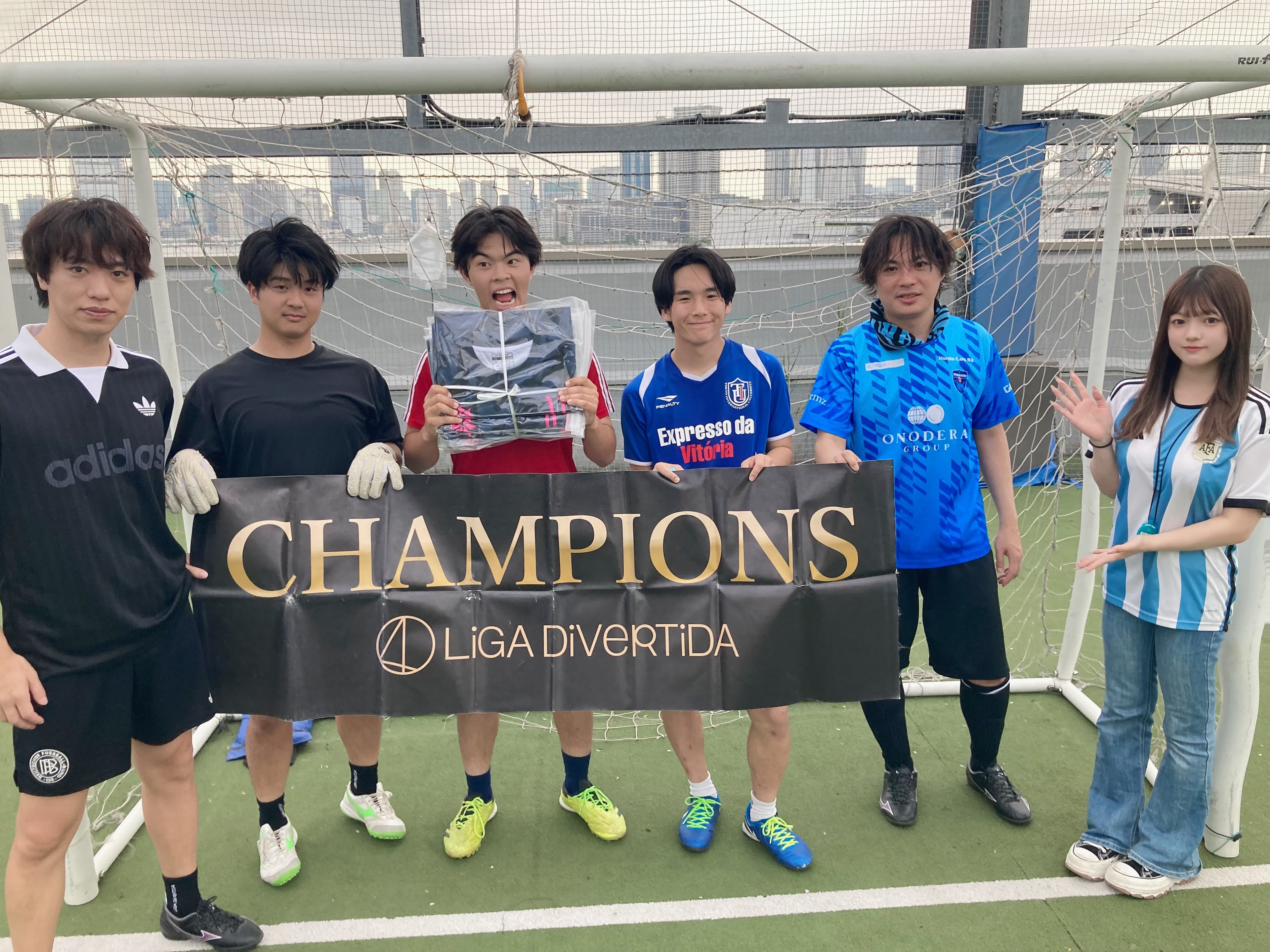 2025年7月12日 有明 BUDDYスポーツアリーナ 屋上人工芝コート フットサル 表彰
