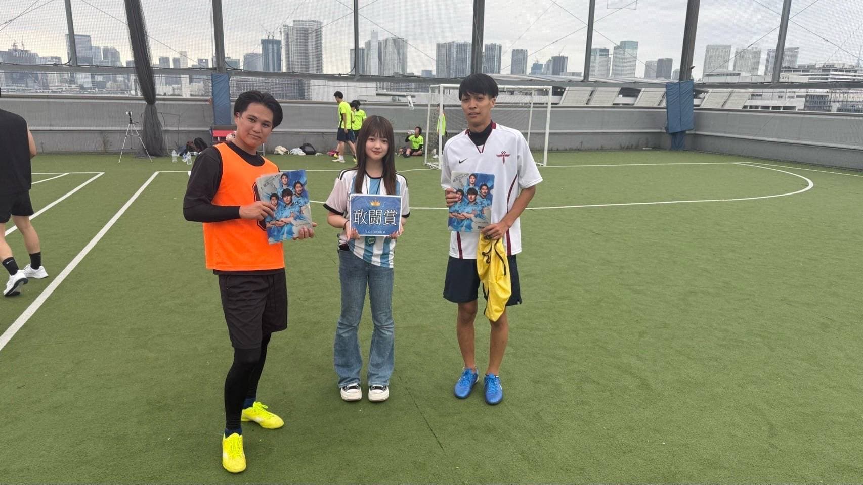 2025年7月12日 有明 BUDDYスポーツアリーナ 屋上人工芝コート フットサル 大会風景