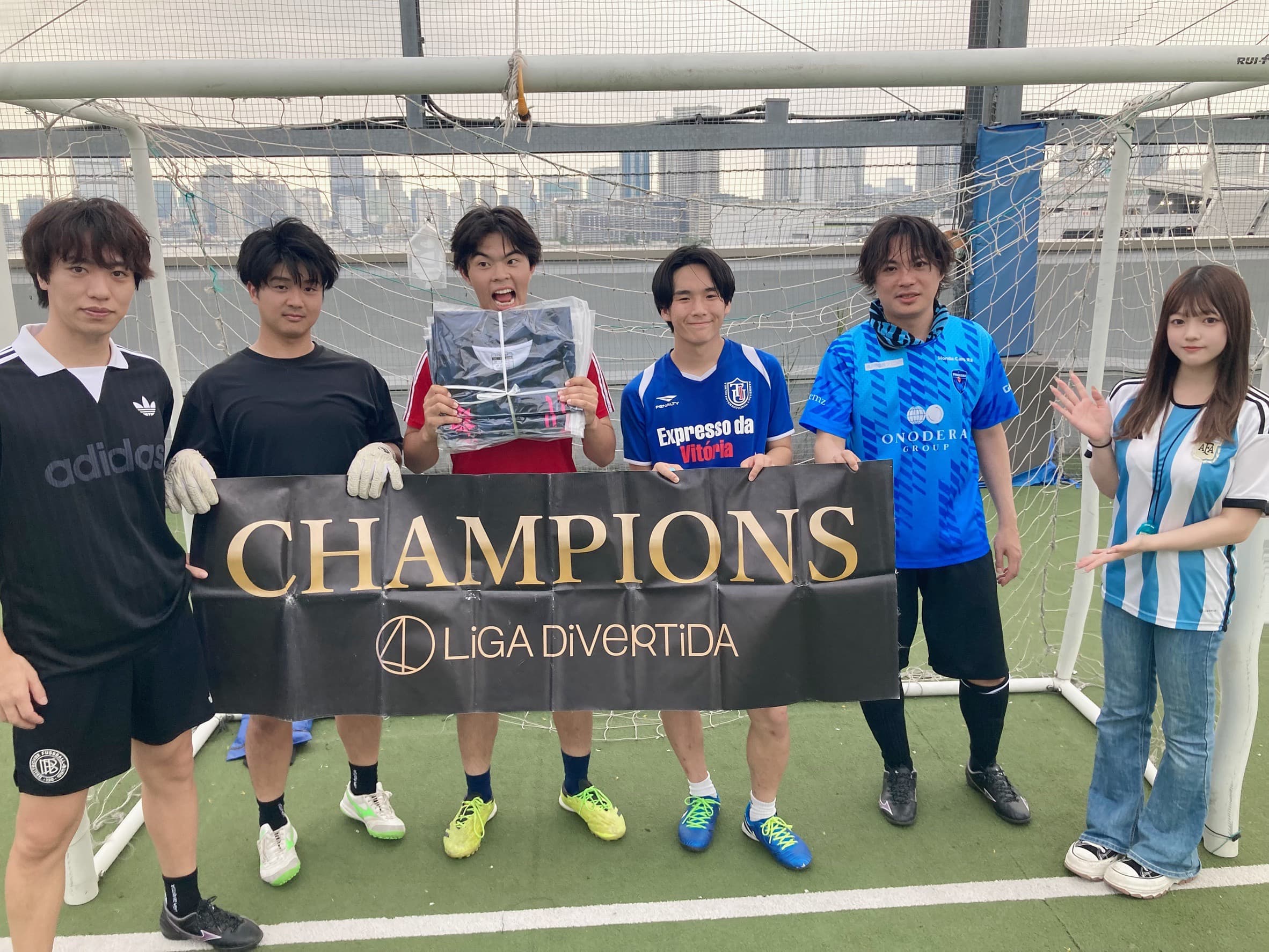 2025年7月12日 有明 BUDDYスポーツアリーナ 屋上人工芝コート フットサル 大会風景