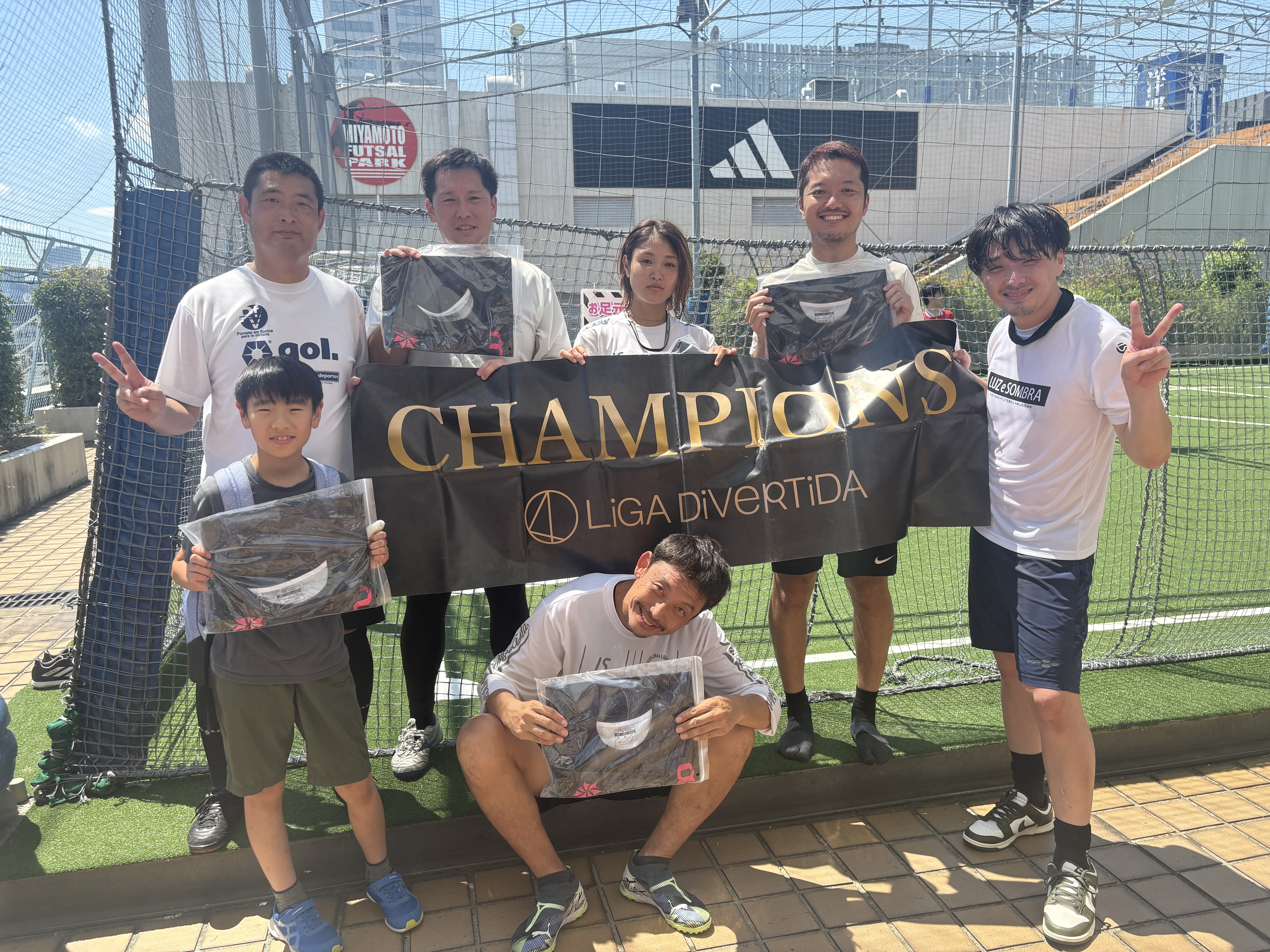 2025年7月26日 錦糸町 MIYAMOTO FUTSAL PARK マルイ フットサル 表彰