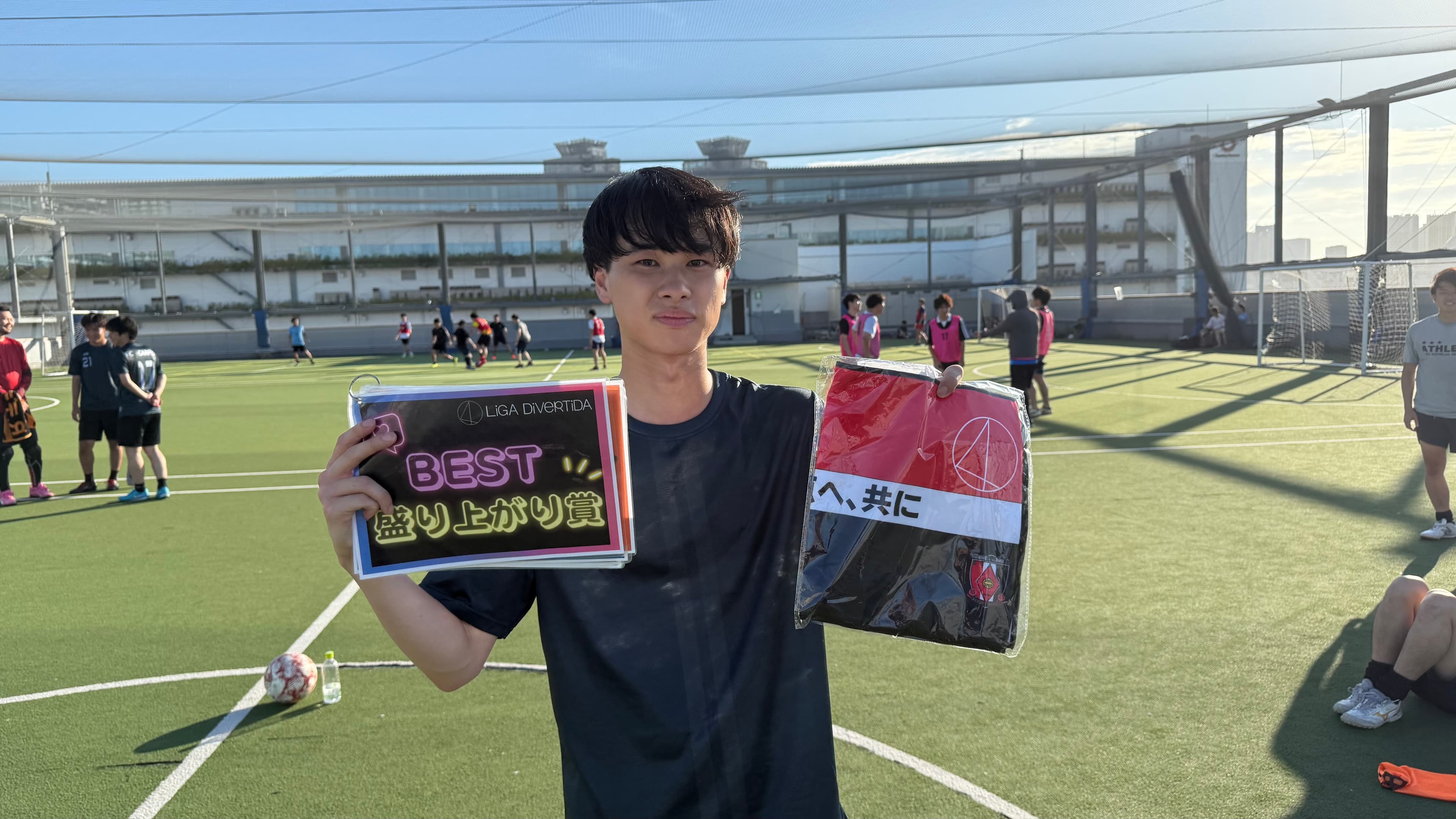 2025年7月26日 有明 BUDDYスポーツアリーナ 屋上人工芝コート フットサル 大会風景