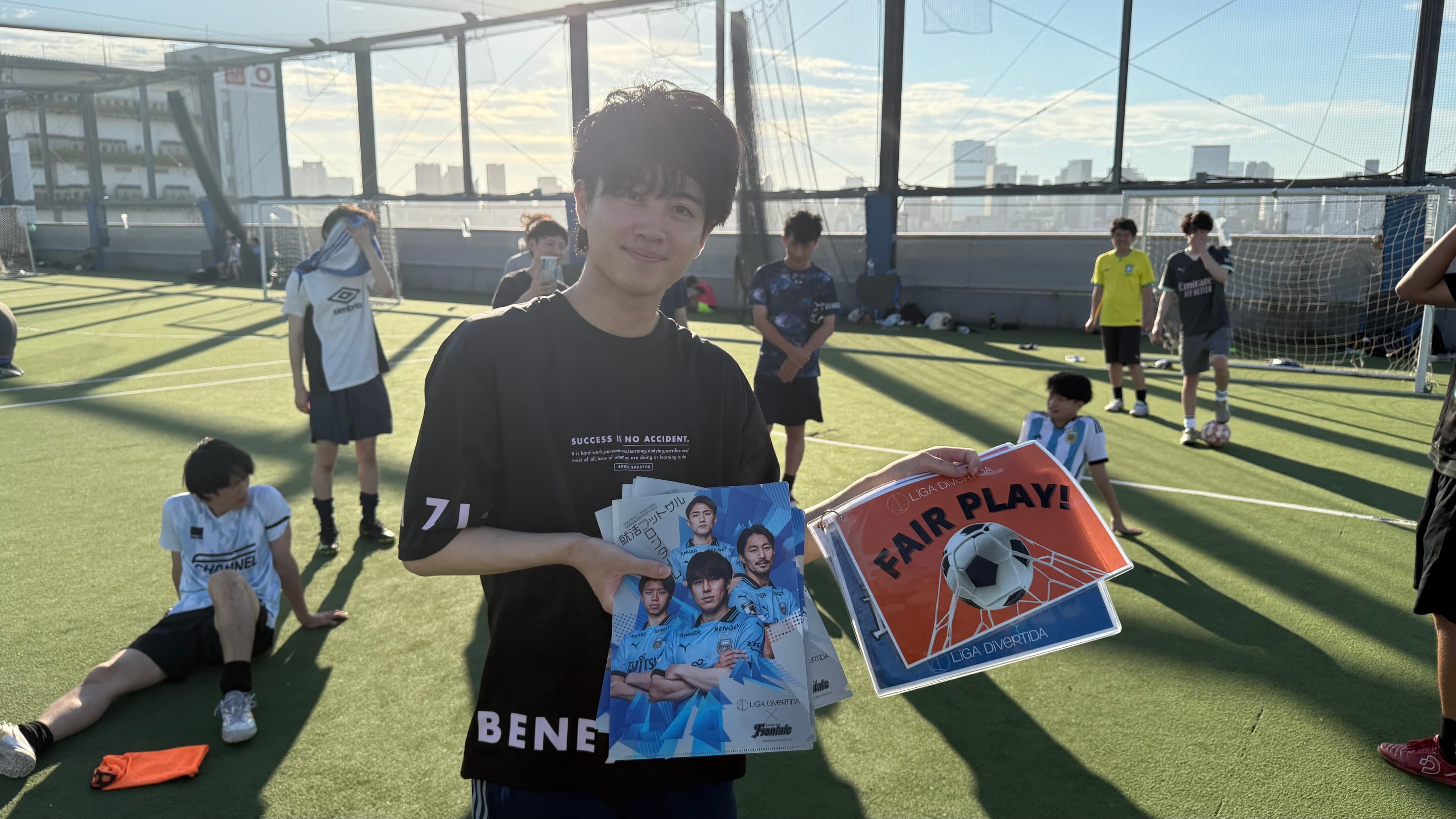 2025年7月26日 有明 BUDDYスポーツアリーナ 屋上人工芝コート フットサル 大会風景