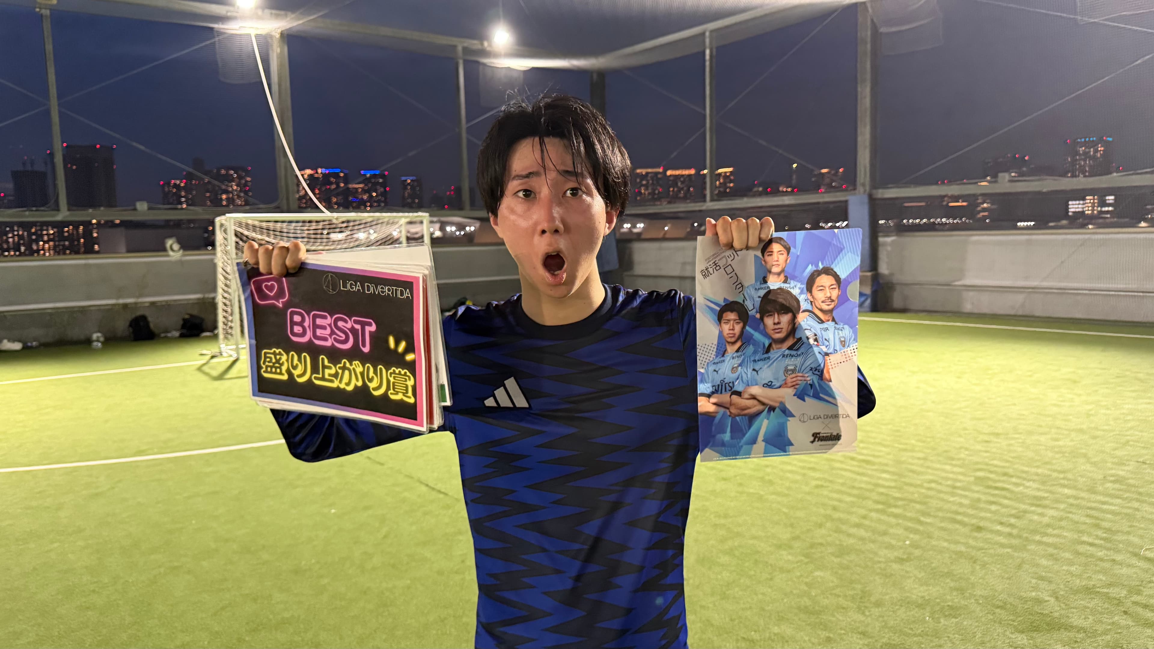 2025年8月3日 有明 BUDDYスポーツアリーナ 屋上人工芝コート フットサル 大会風景