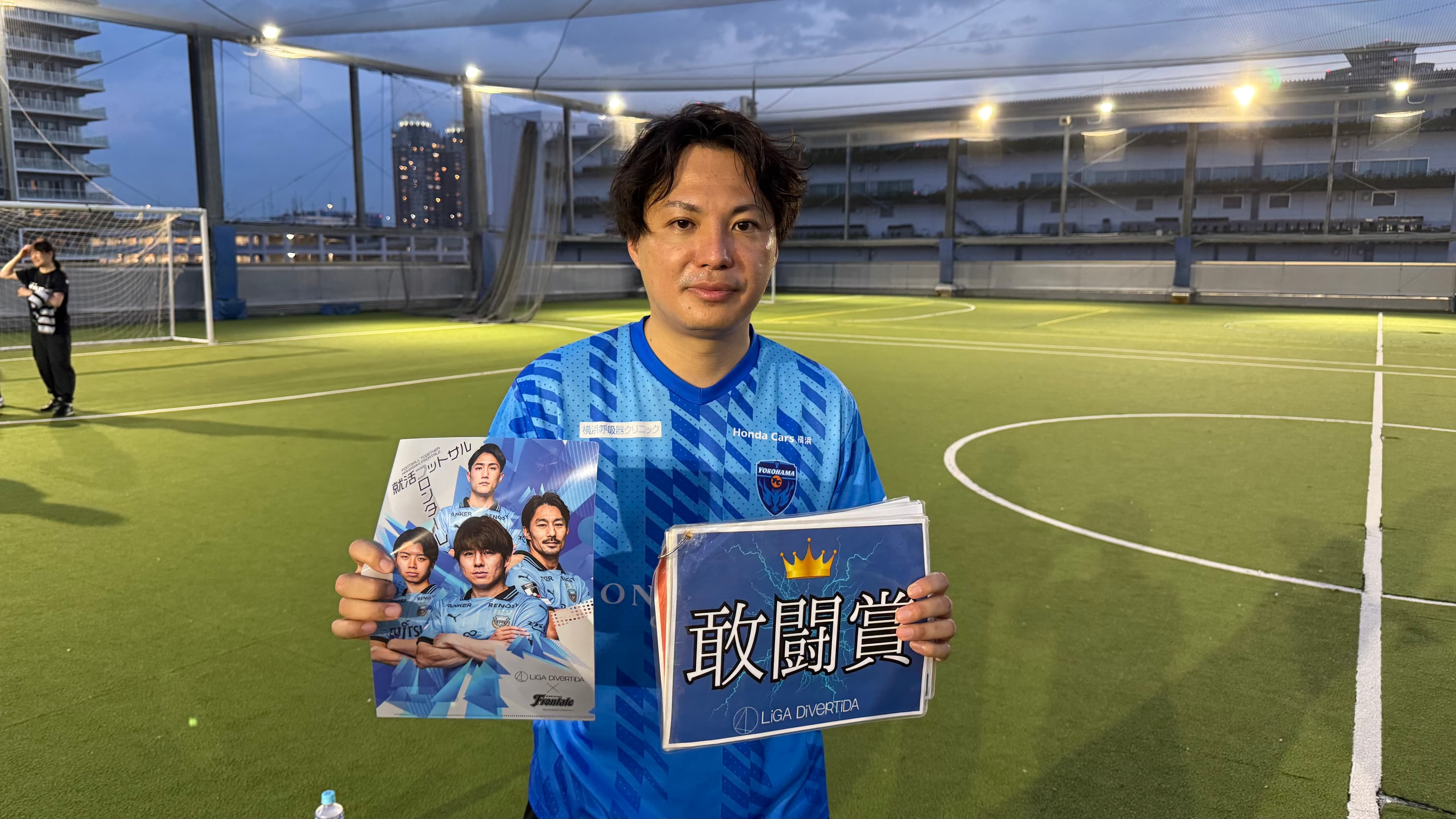 2025年8月3日 有明 BUDDYスポーツアリーナ 屋上人工芝コート フットサル 大会風景
