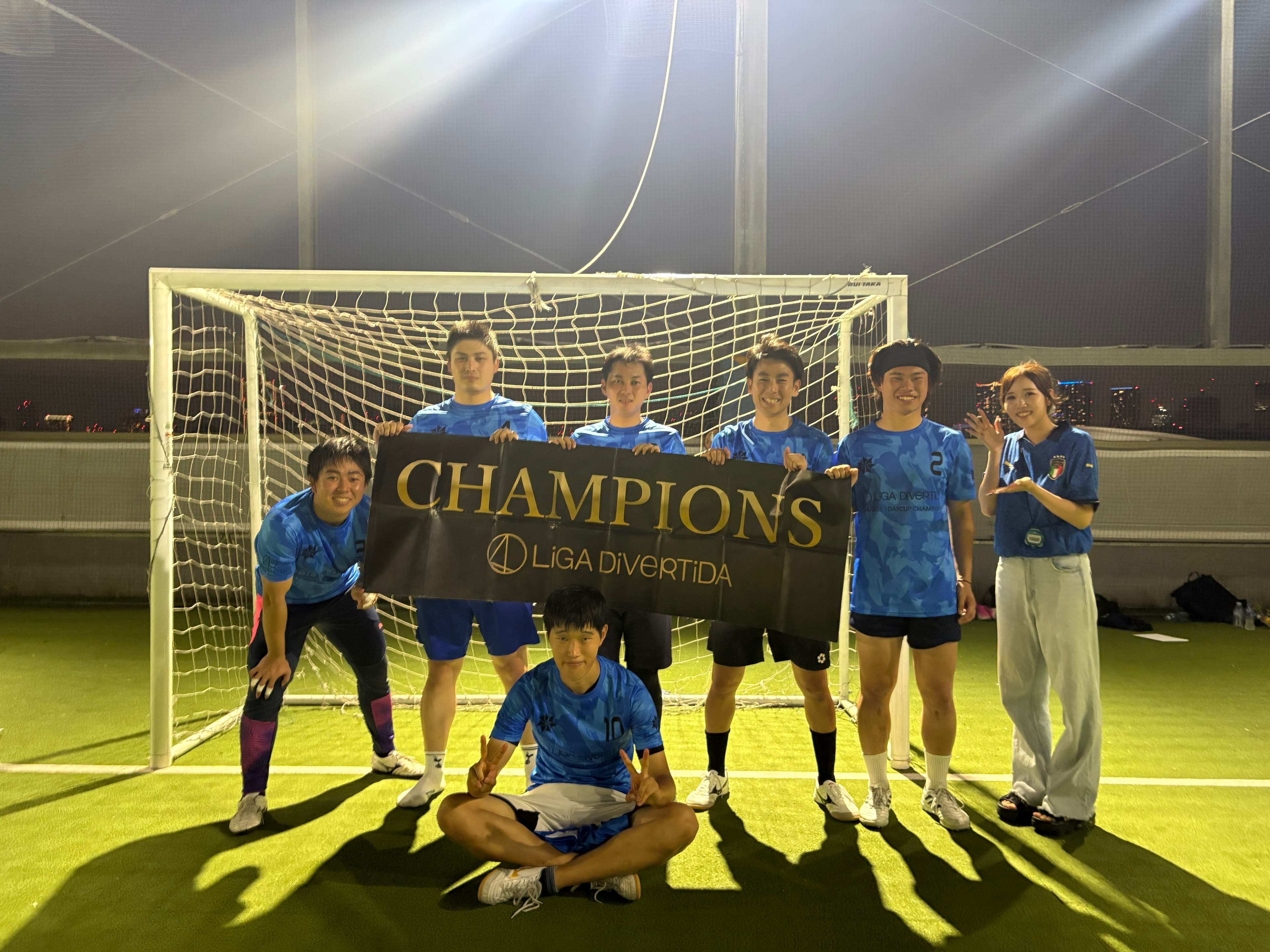 2025年8月9日 有明 BUDDYスポーツアリーナ 屋上人工芝コート フットサル 表彰