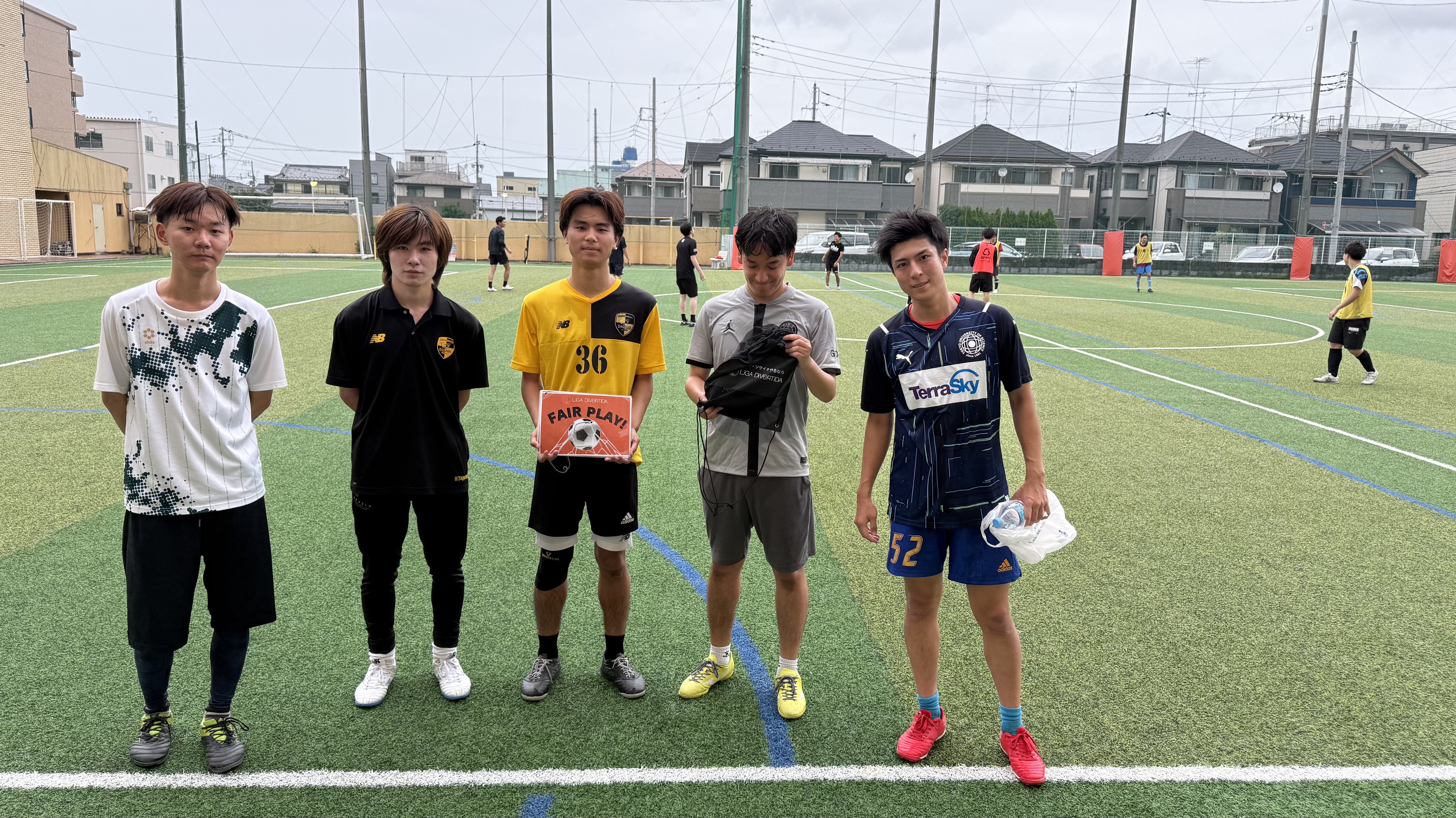 2025年8月10日 足立西新井ソサイチパーク ソサイチ(7人制) 大会風景