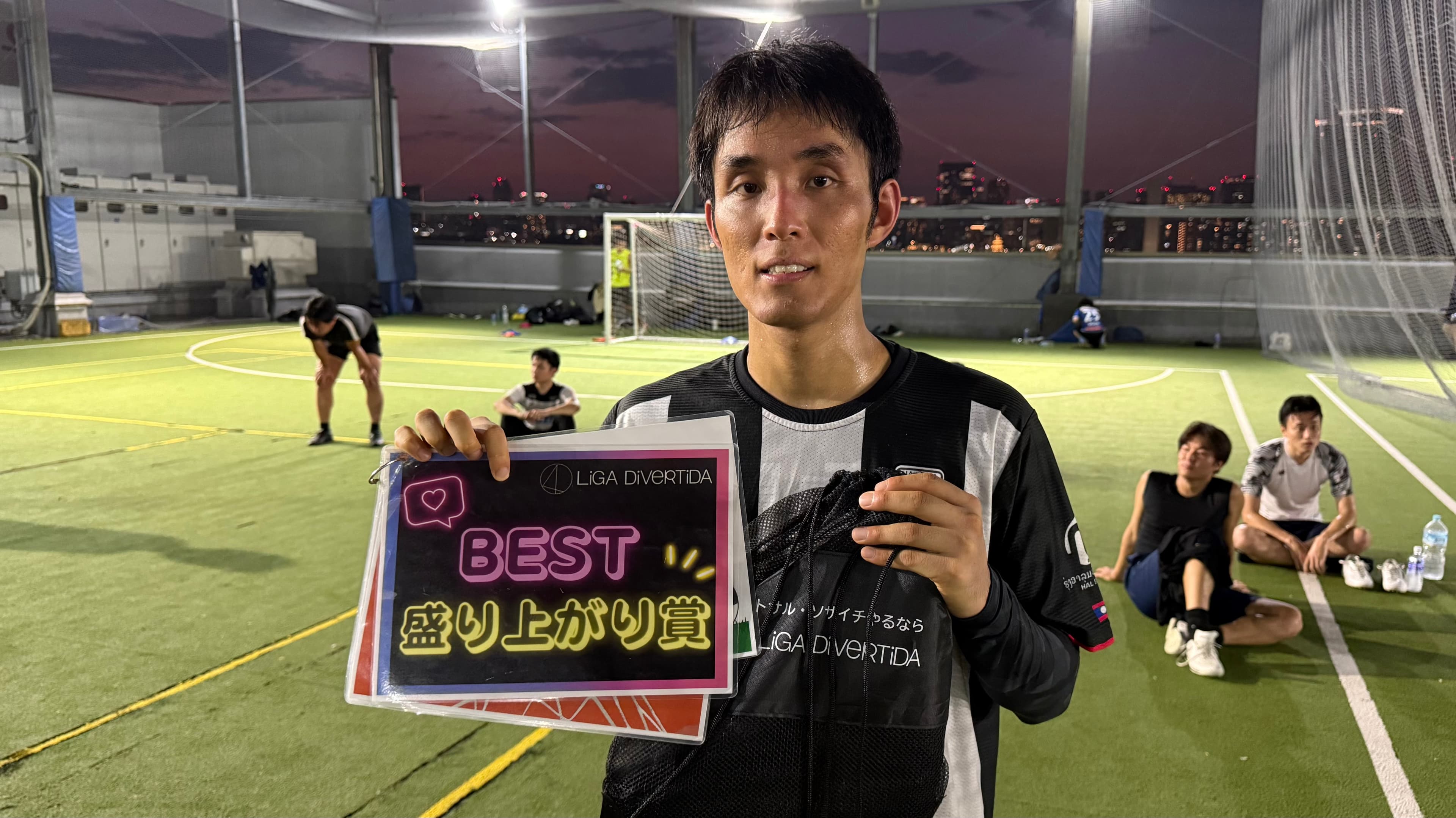 2025年8月23日 有明 BUDDYスポーツアリーナ 屋上人工芝コート フットサル 大会風景