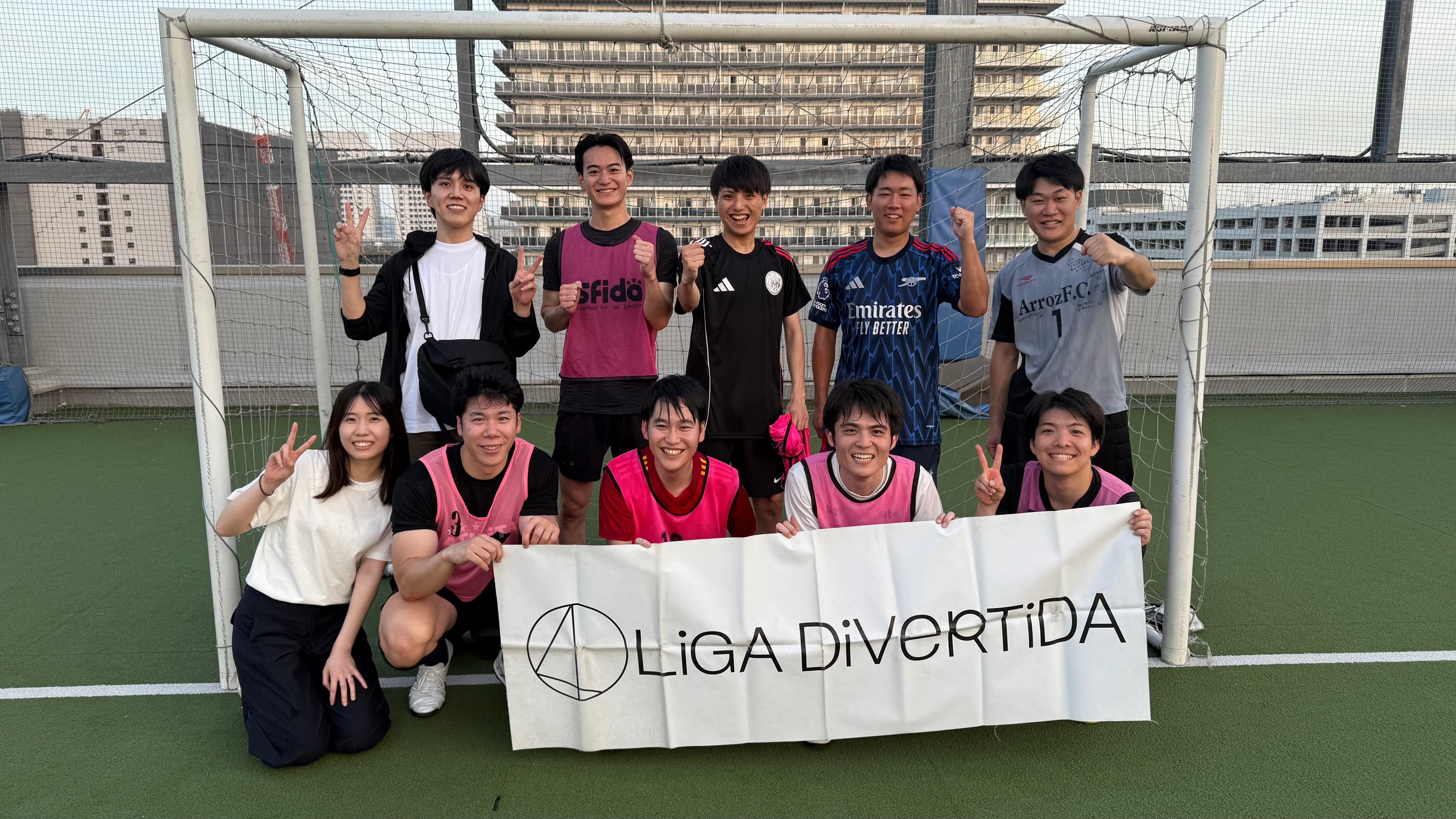 アローズ - 2025年8月23日 有明 BUDDYスポーツアリーナ 屋上人工芝コート フットサル
