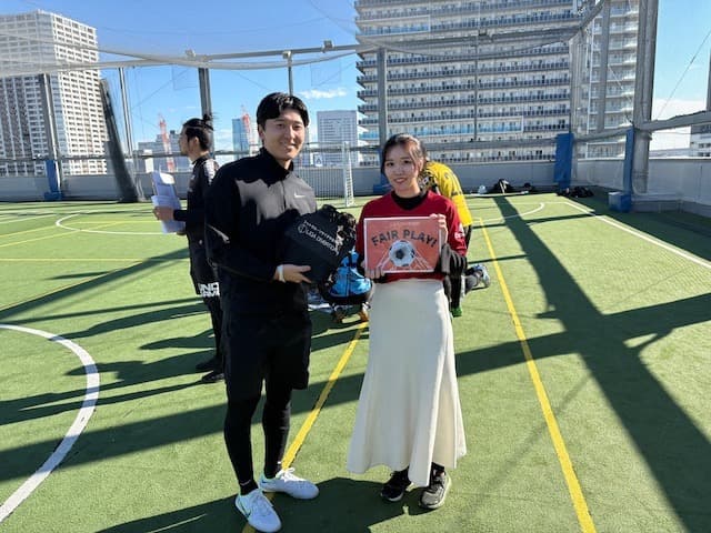 2024年12月8日 有明 BUDDYスポーツアリーナ 屋上人工芝コート フットサル 大会風景