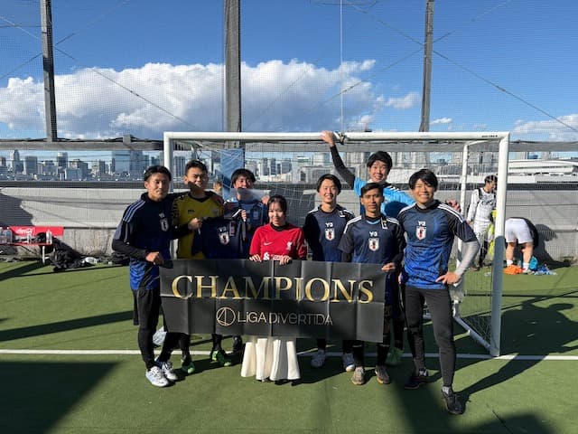 2024年12月8日 有明 BUDDYスポーツアリーナ 屋上人工芝コート フットサル 表彰