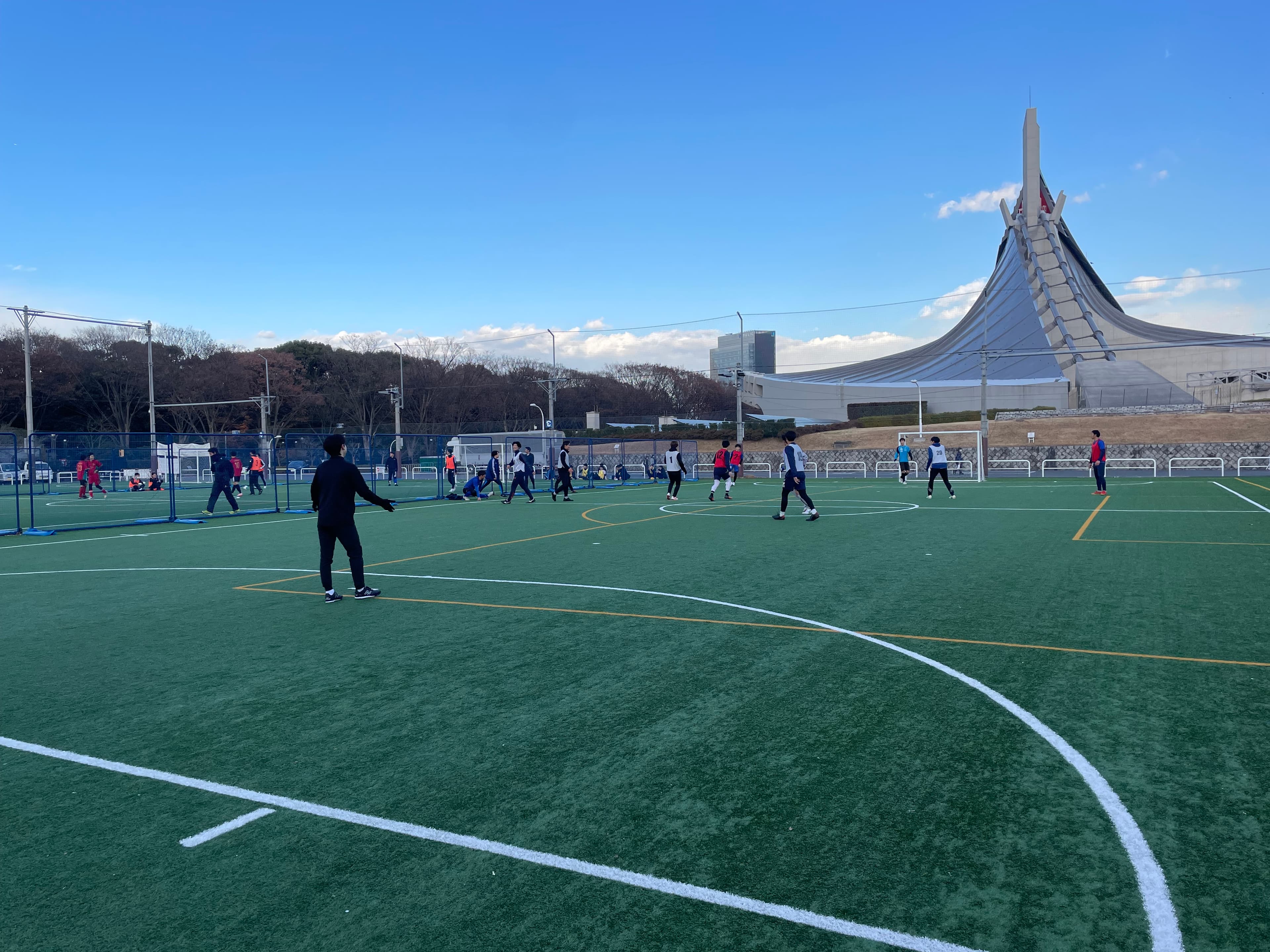 2024年12月28日 原宿 国立代々木競技場 フットサルコート フットサル 大会風景