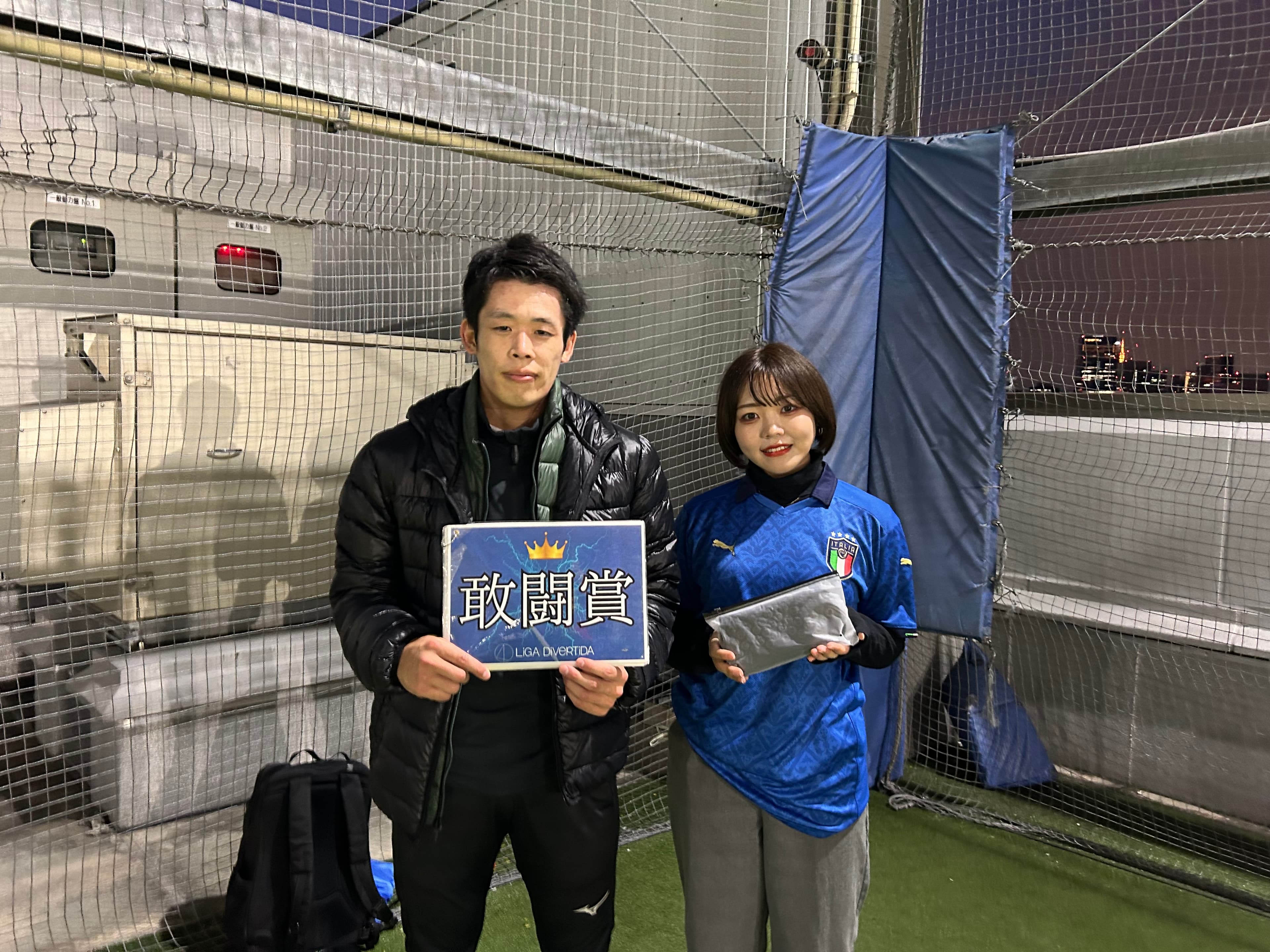 2024年12月28日 有明 BUDDYスポーツアリーナ 屋上人工芝コート フットサル 大会風景