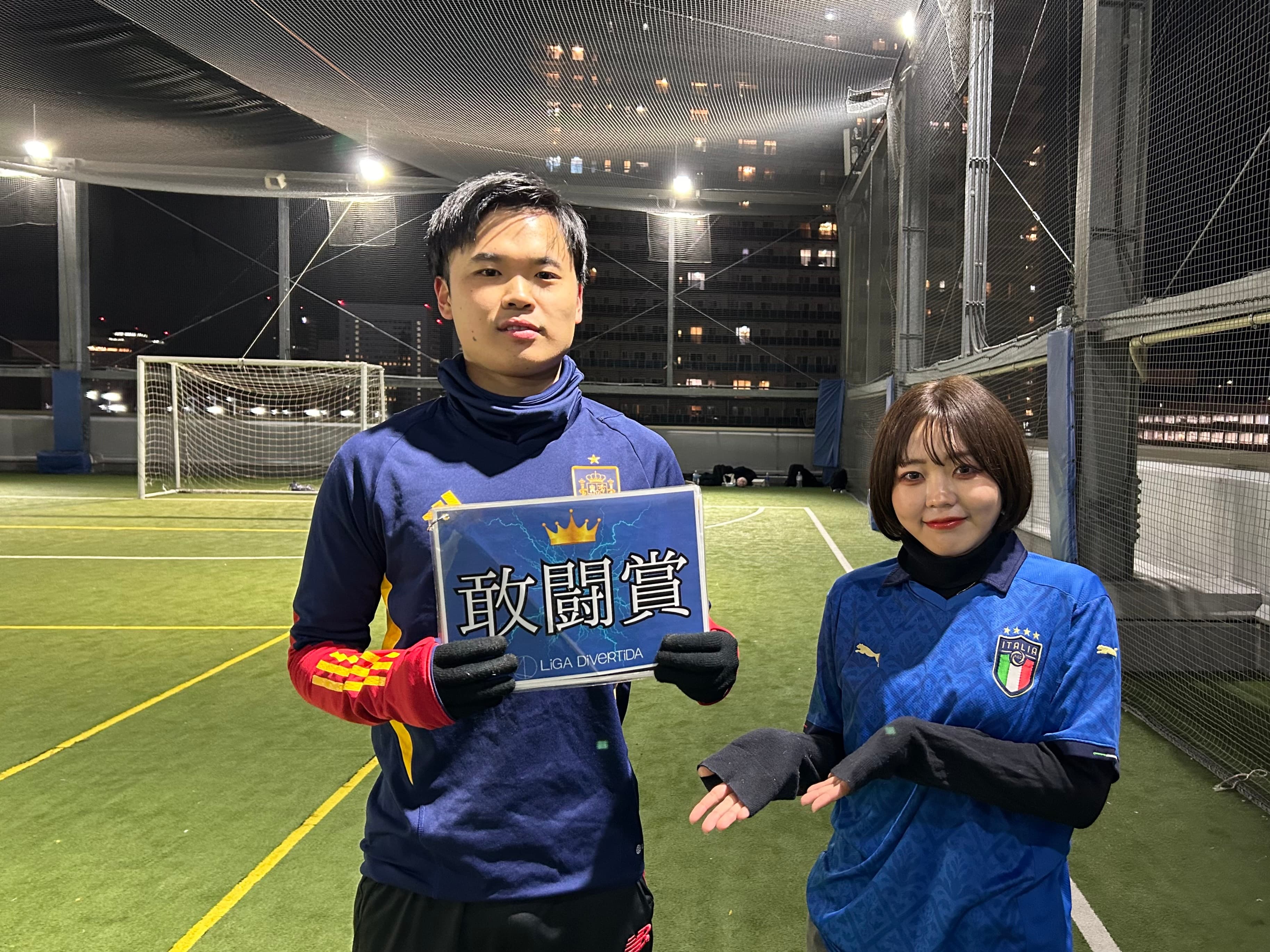 2024年12月28日 有明 BUDDYスポーツアリーナ 屋上人工芝コート フットサル 大会風景