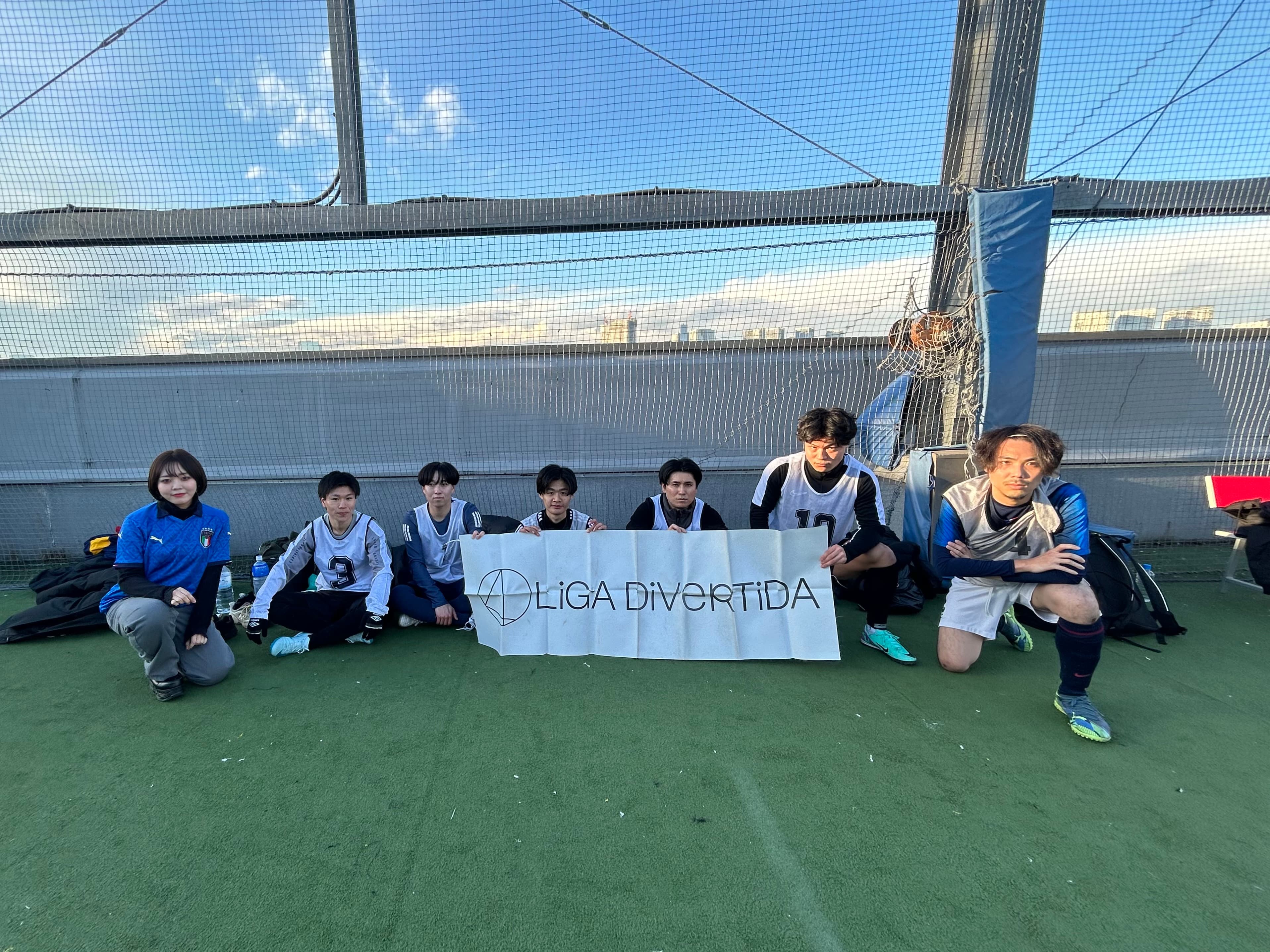 FC有明 - 2024年12月28日 有明 BUDDYスポーツアリーナ 屋上人工芝コート フットサル
