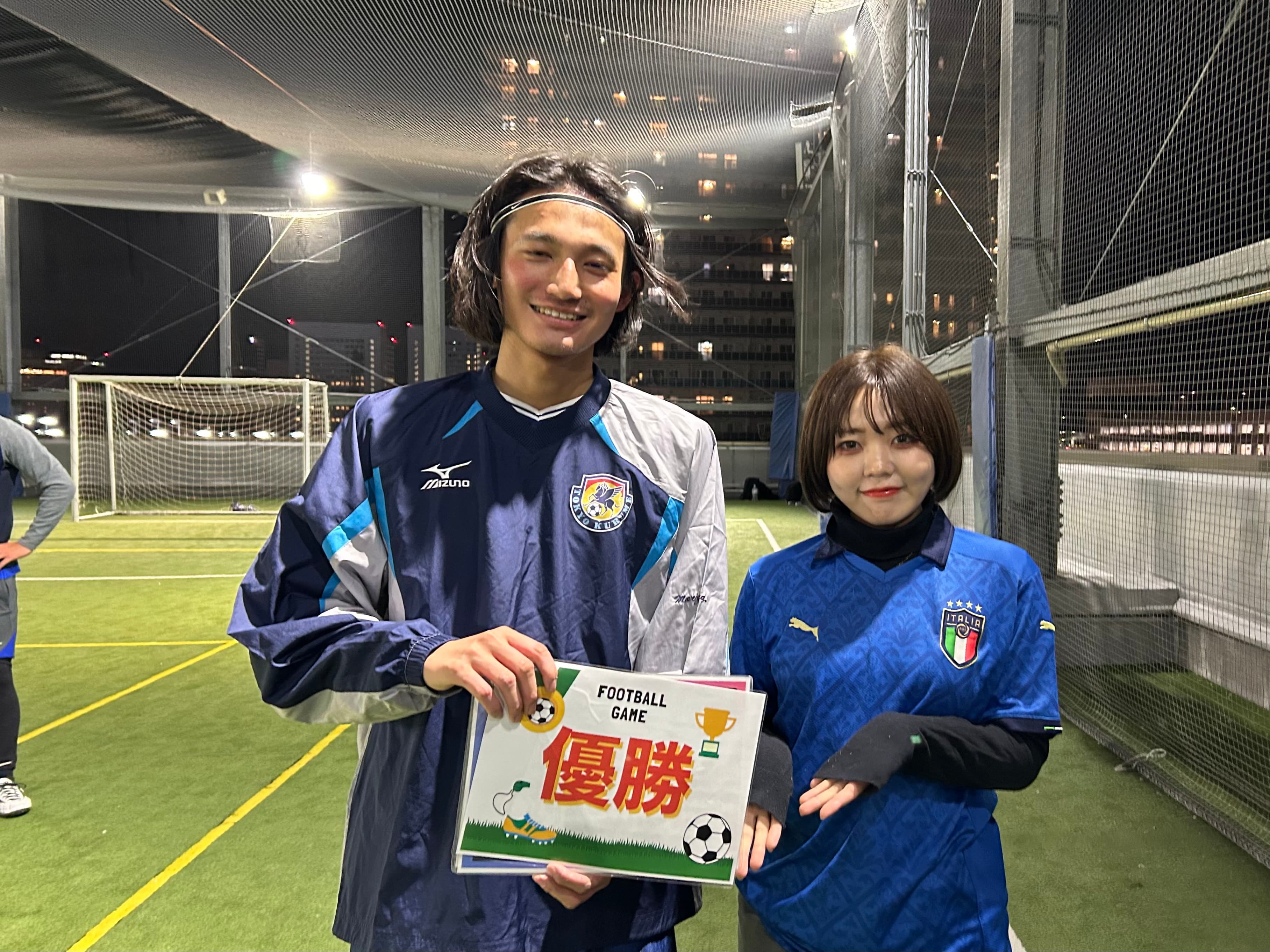 2024年12月28日 有明 BUDDYスポーツアリーナ 屋上人工芝コート フットサル 表彰