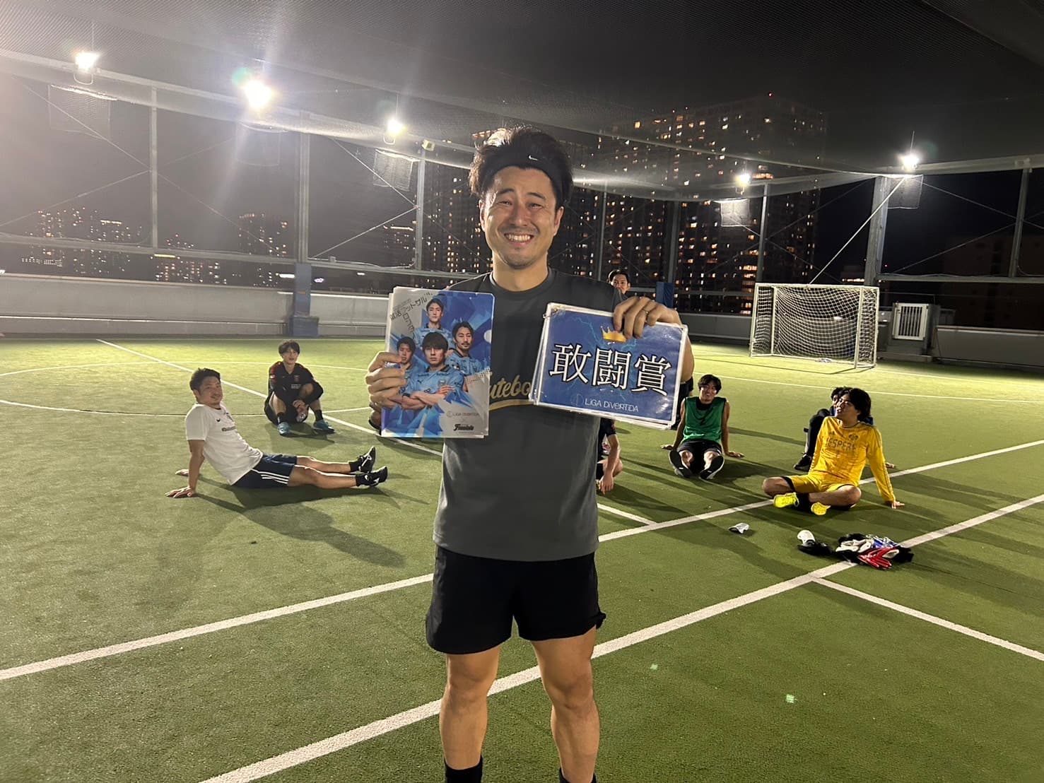 2025年9月6日 有明 BUDDYスポーツアリーナ 屋上人工芝コート フットサル 大会風景