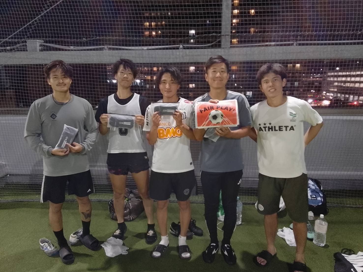 2025年9月6日 有明 BUDDYスポーツアリーナ 屋上人工芝コート フットサル 大会風景