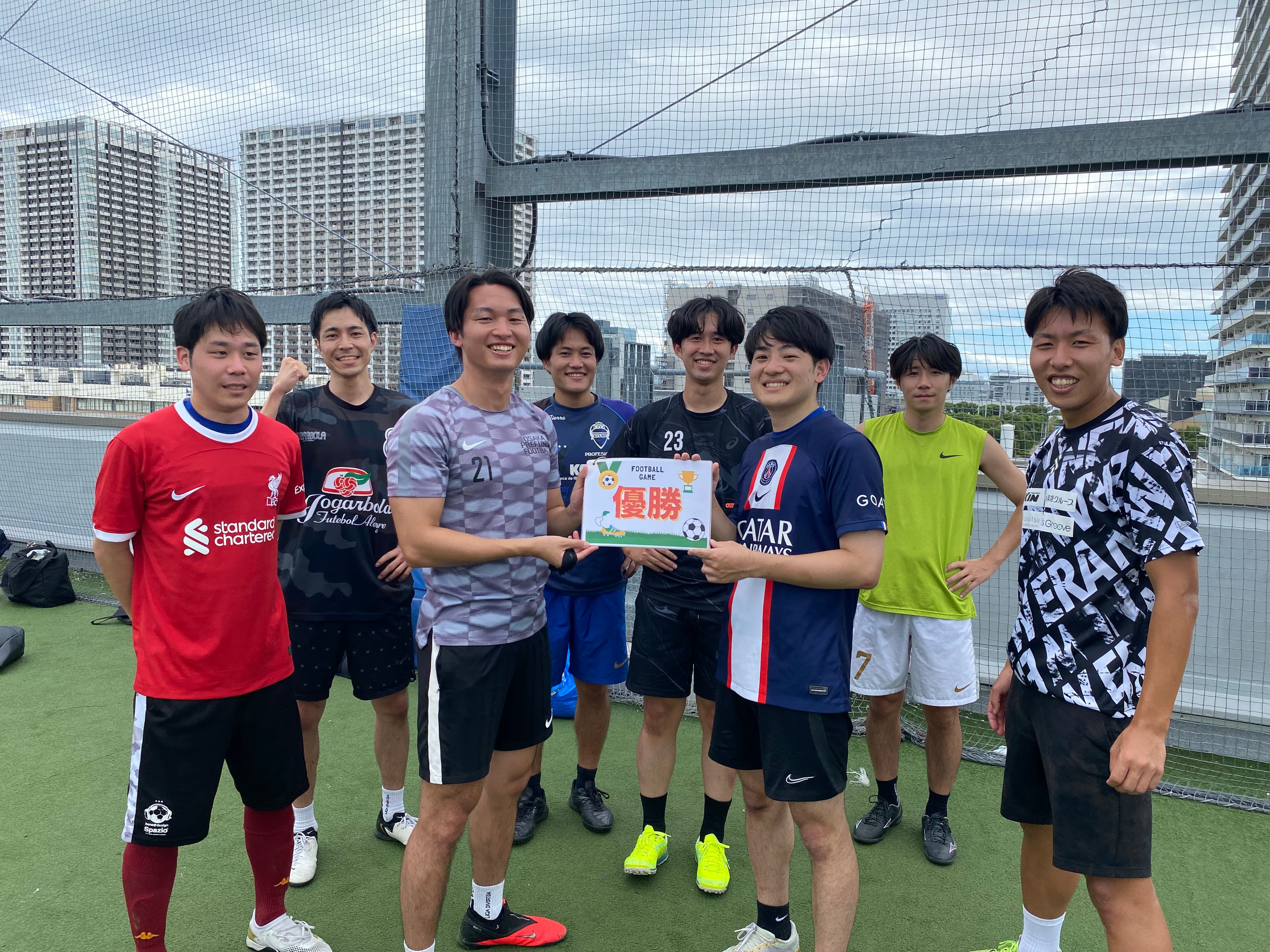 2025年9月21日 有明 BUDDYスポーツアリーナ 屋上人工芝コート フットサル 大会風景