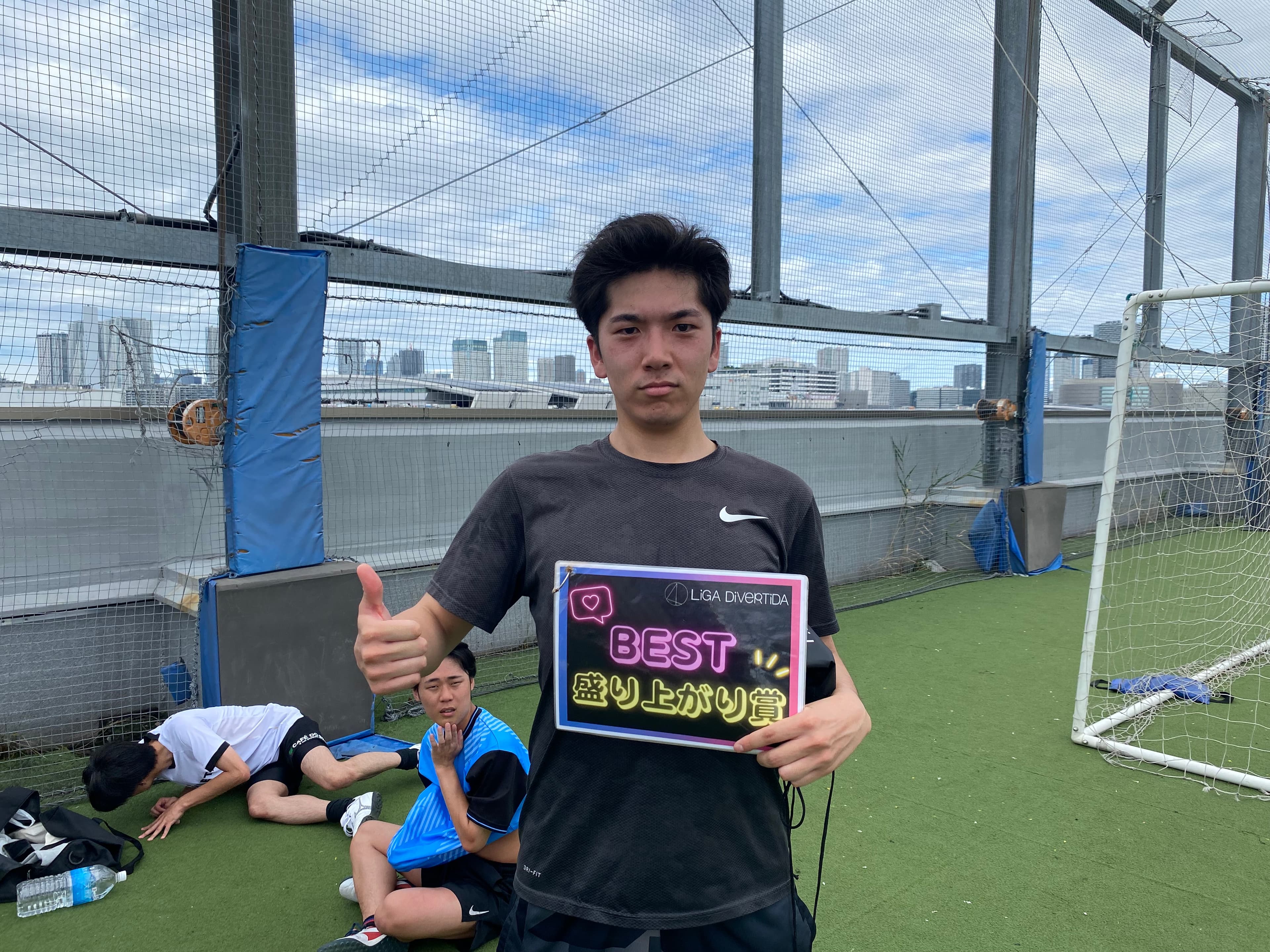 2025年9月21日 有明 BUDDYスポーツアリーナ 屋上人工芝コート フットサル 大会風景