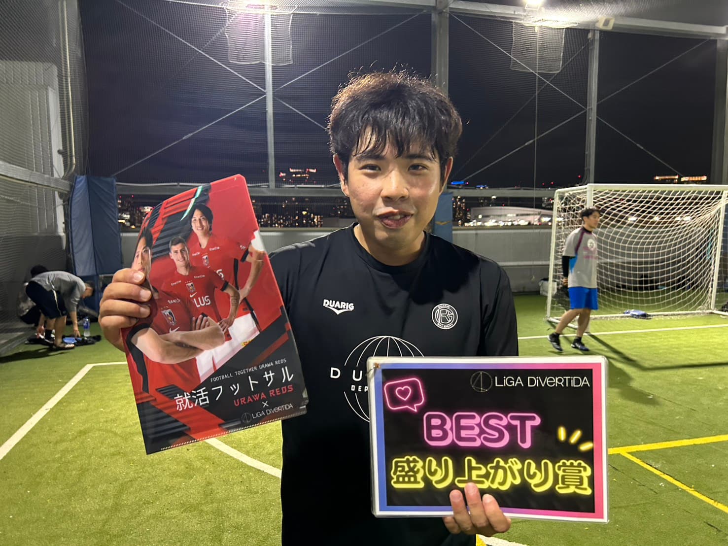 2025年10月2日 有明 BUDDYスポーツアリーナ 屋上人工芝コート フットサル 大会風景