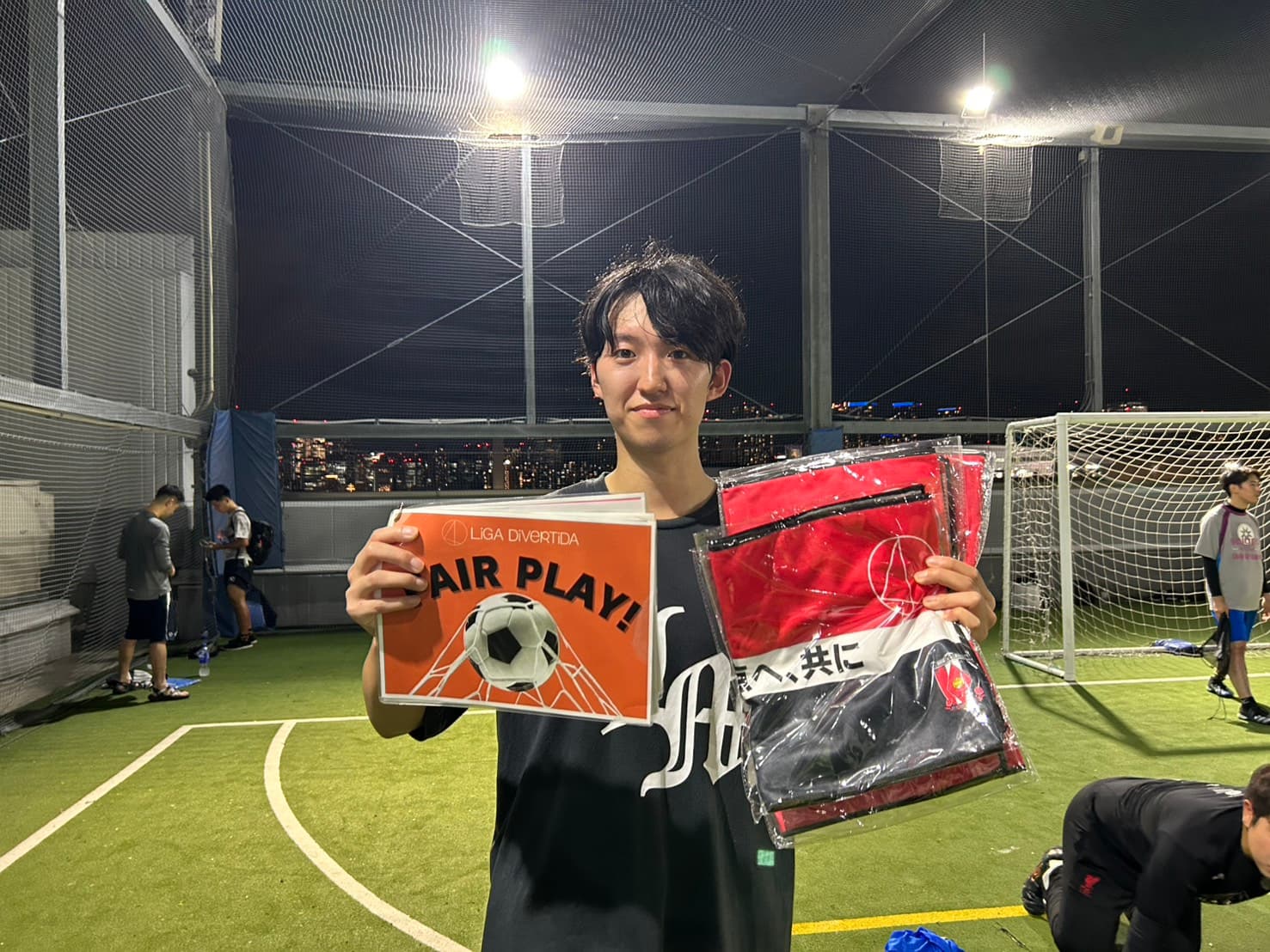 2025年10月2日 有明 BUDDYスポーツアリーナ 屋上人工芝コート フットサル 大会風景