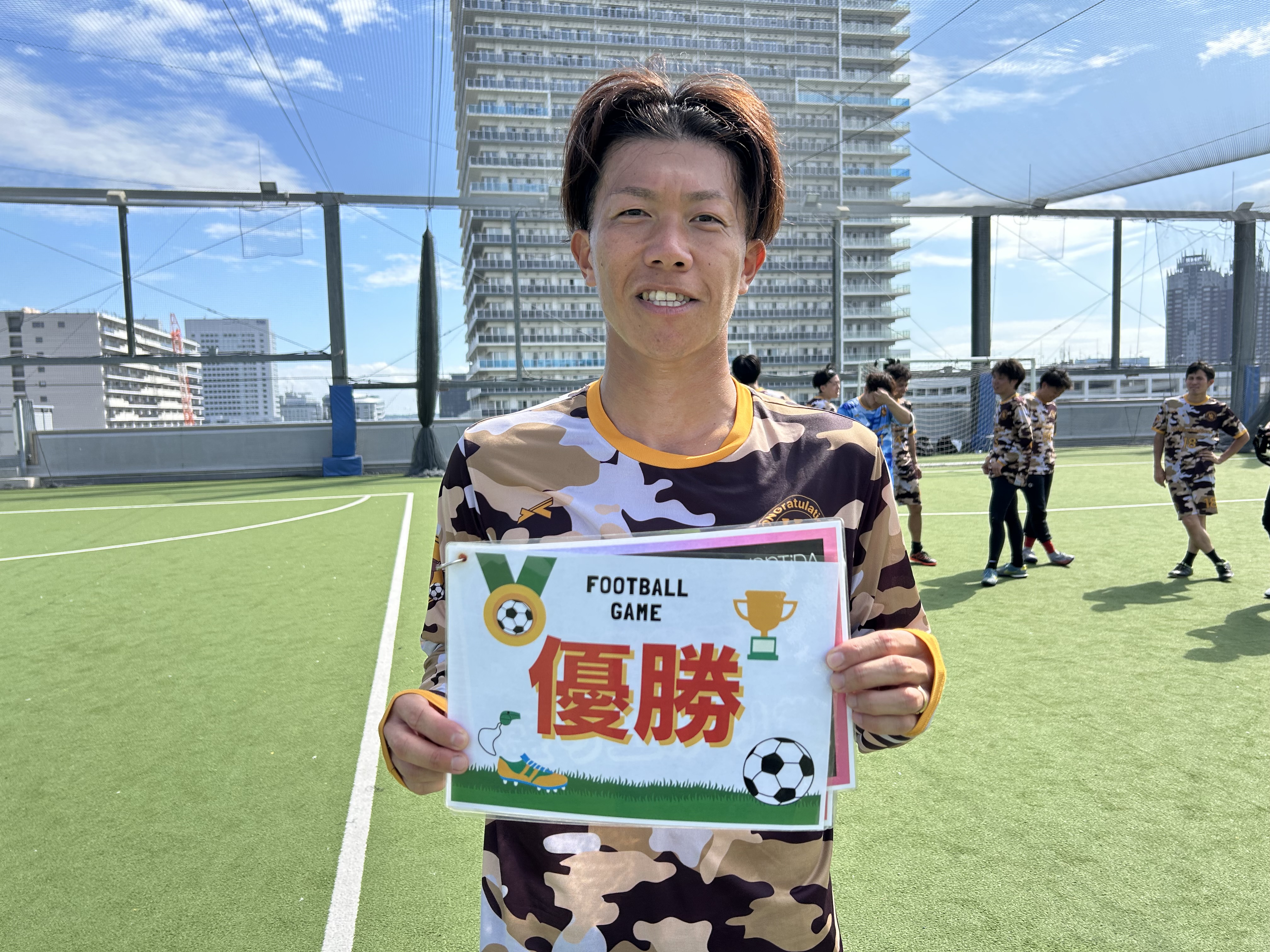 2025年10月5日 有明 BUDDYスポーツアリーナ 屋上人工芝コート フットサル 大会風景