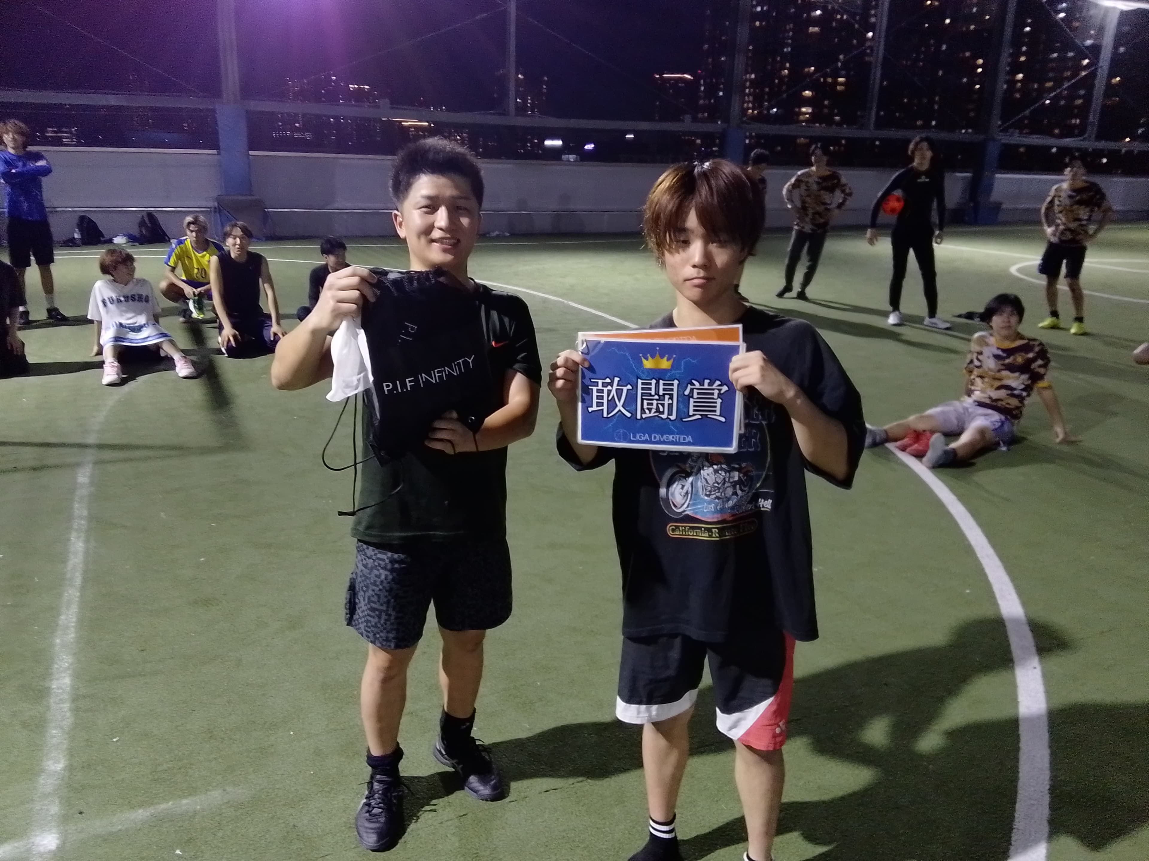 2025年10月8日 有明 BUDDYスポーツアリーナ 屋上人工芝コート フットサル 大会風景