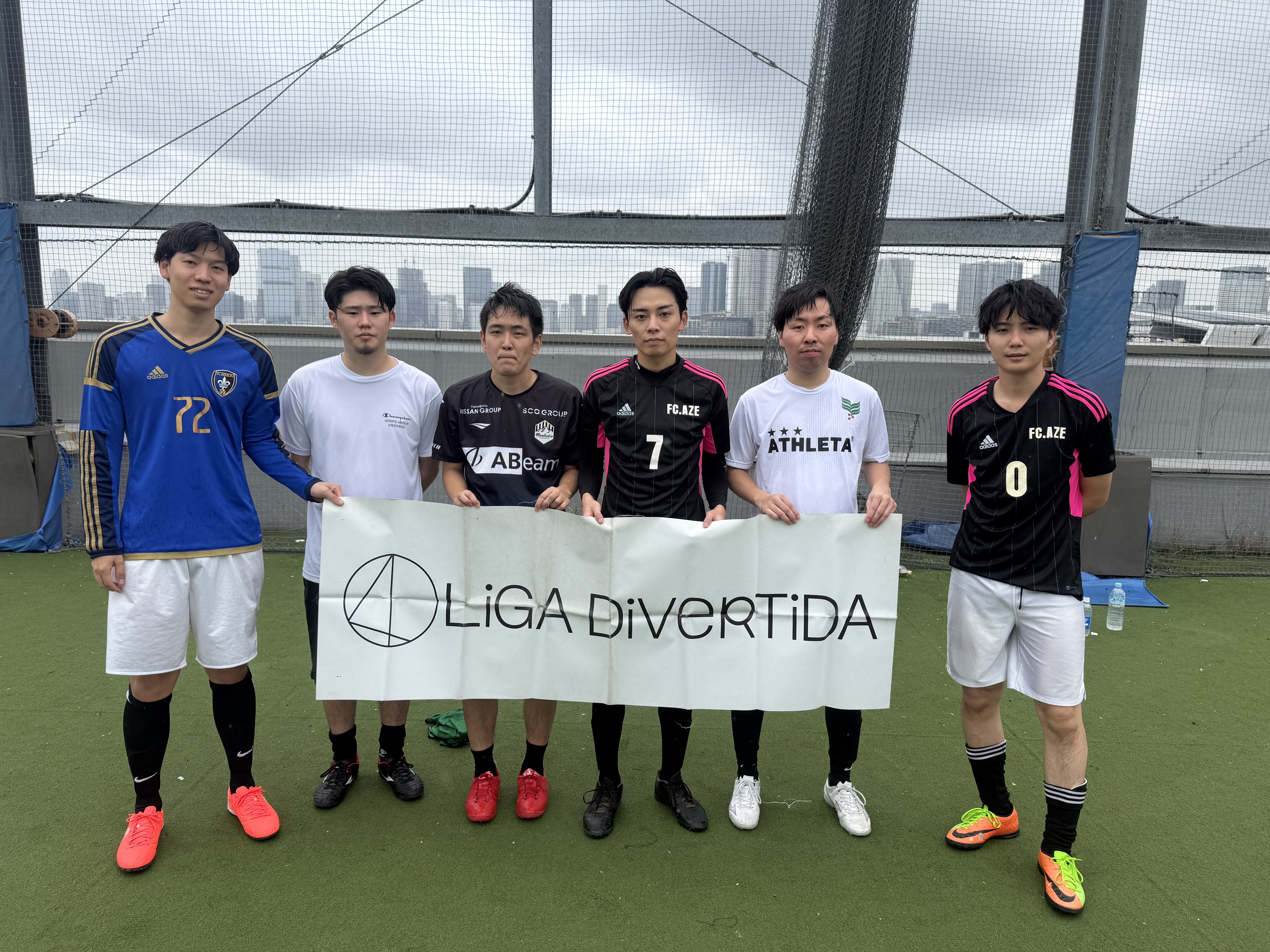 FC AZE - 2025年10月19日 有明 BUDDYスポーツアリーナ 屋上人工芝コート フットサル