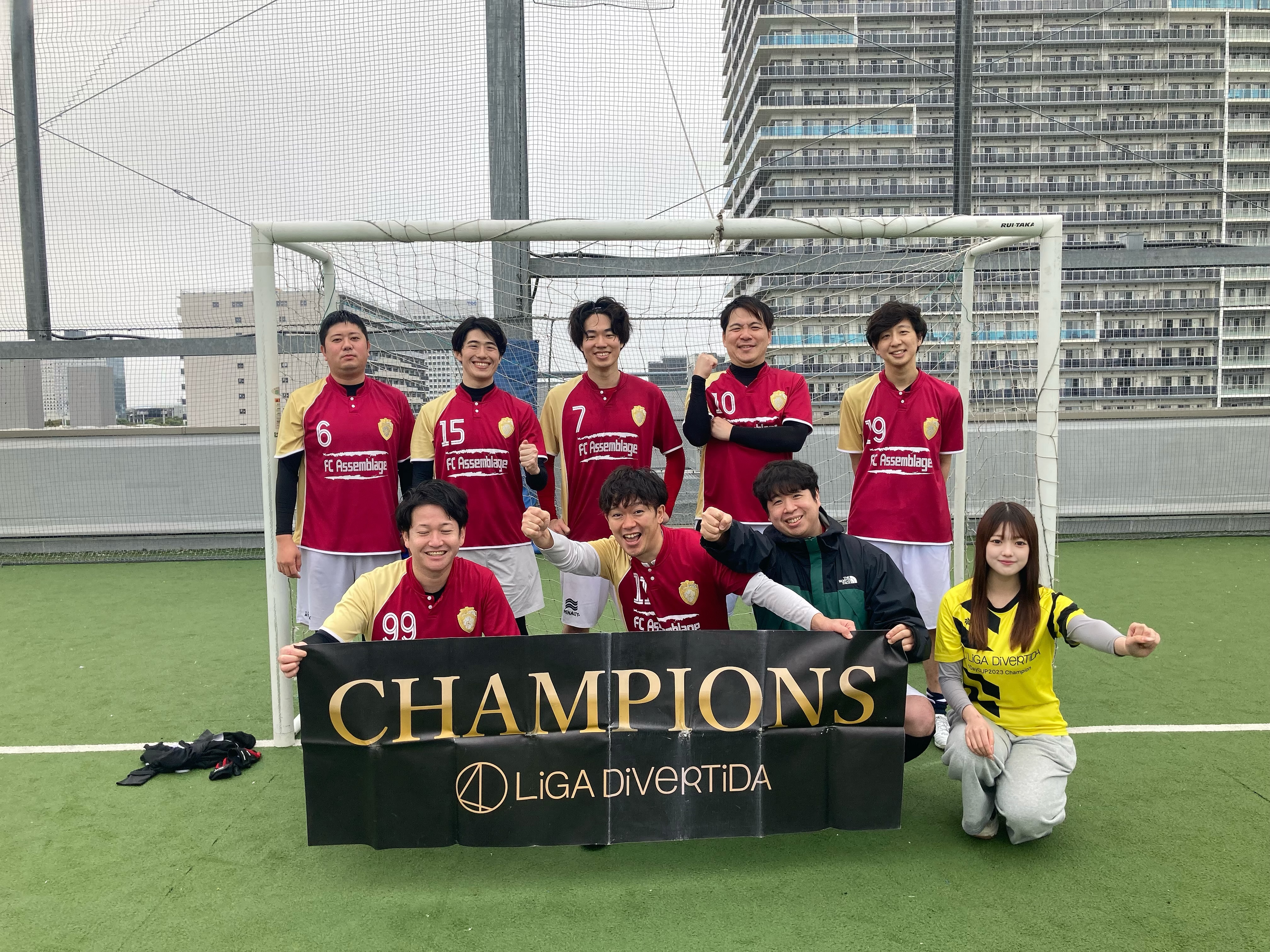 2025年10月26日 有明 BUDDYスポーツアリーナ 屋上人工芝コート フットサル 表彰