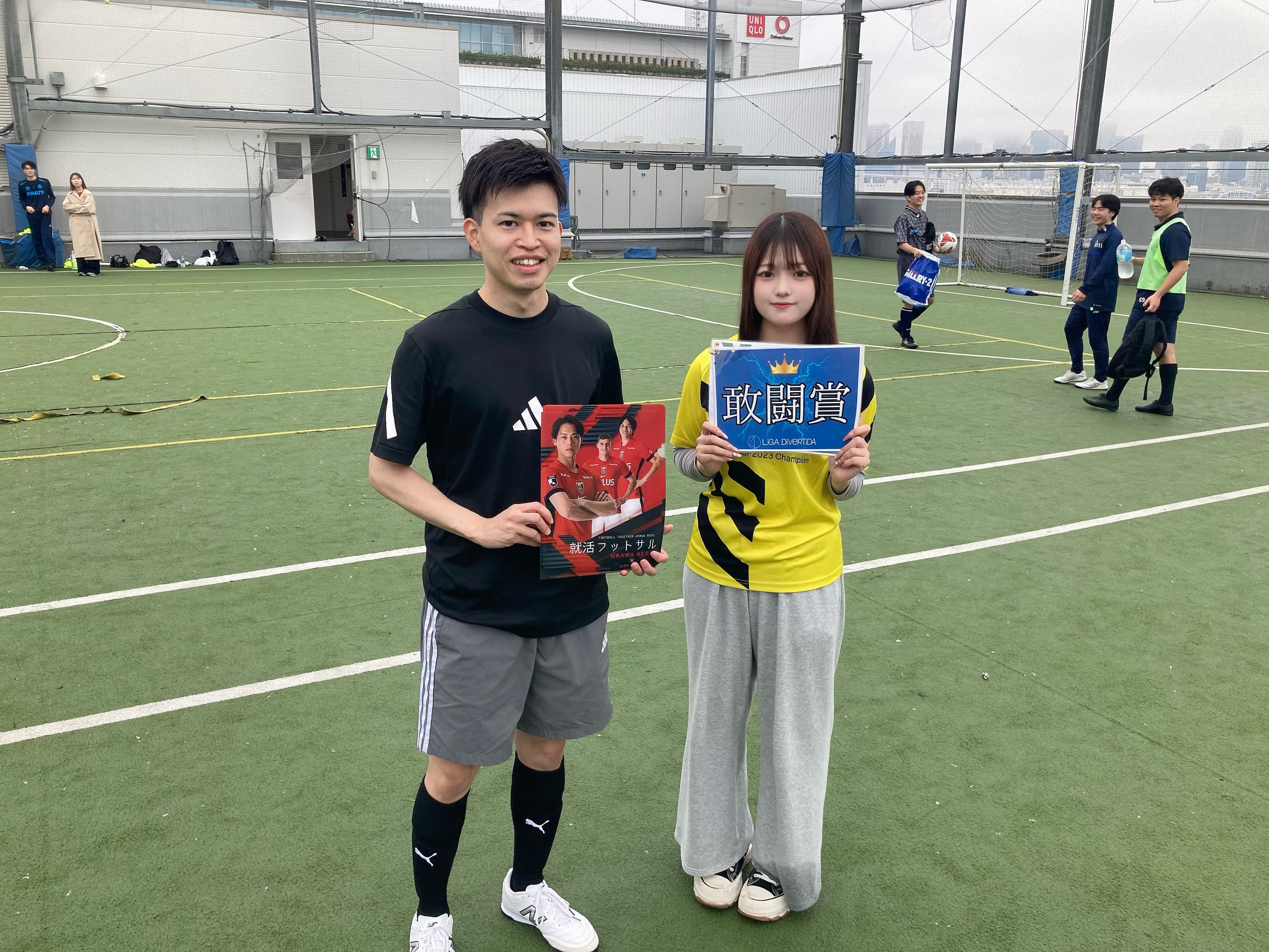2025年10月26日 有明 BUDDYスポーツアリーナ 屋上人工芝コート フットサル 大会風景