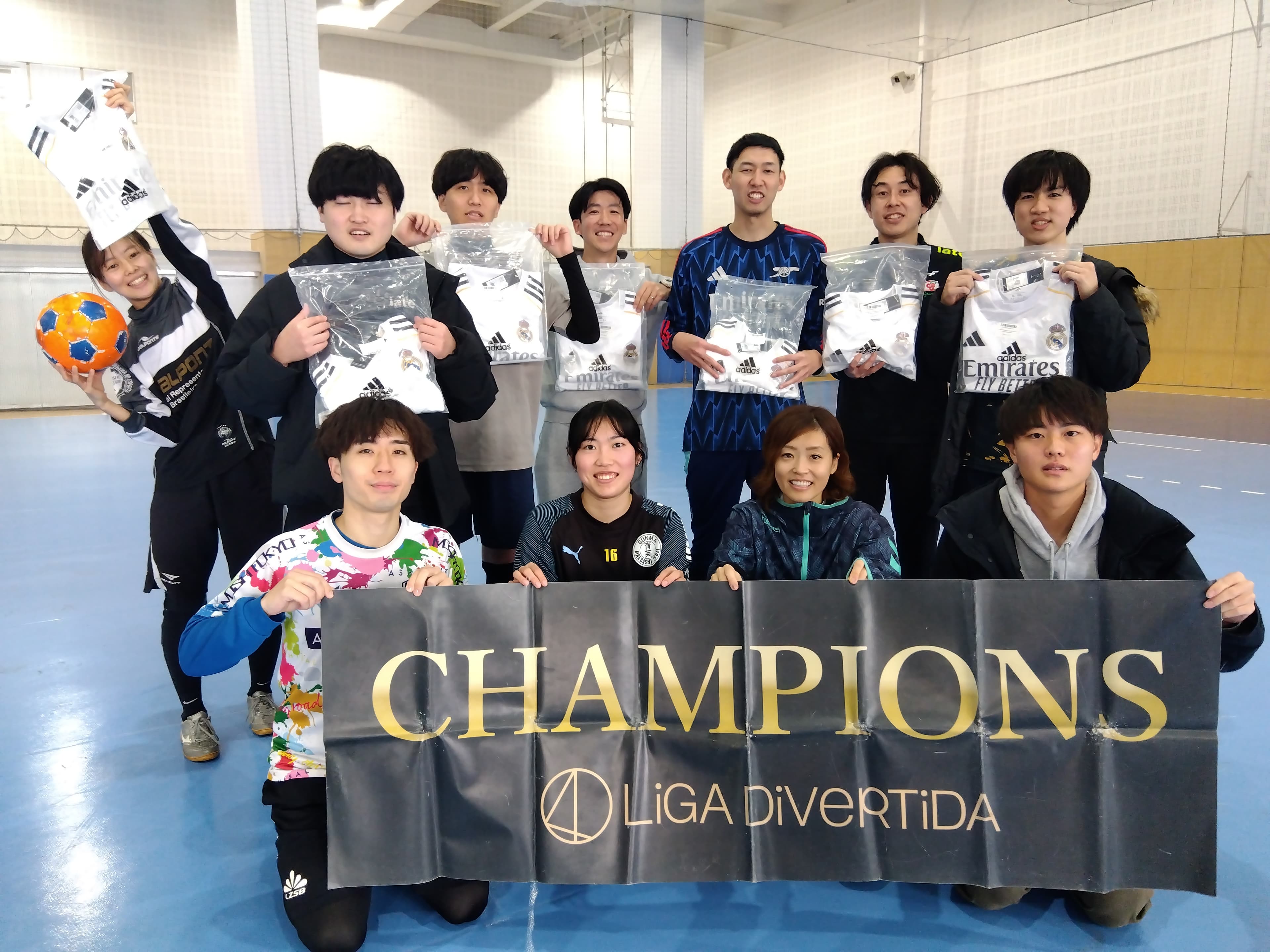 2025年12月20日 有明 BUDDYスポーツアリーナ1F フットサル 表彰