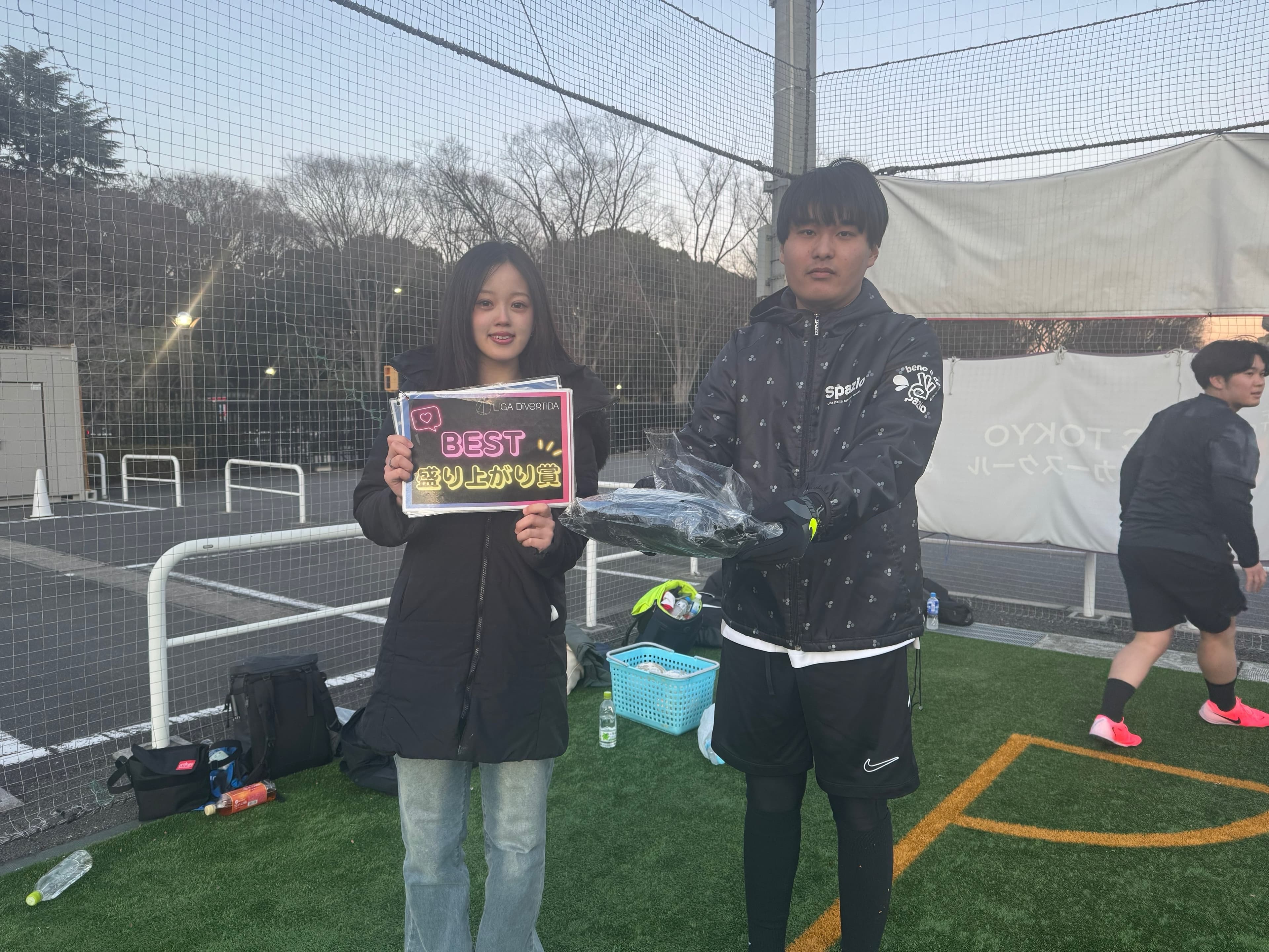 2026年1月3日 原宿 国立代々木競技場 フットサルコート フットサル 大会風景