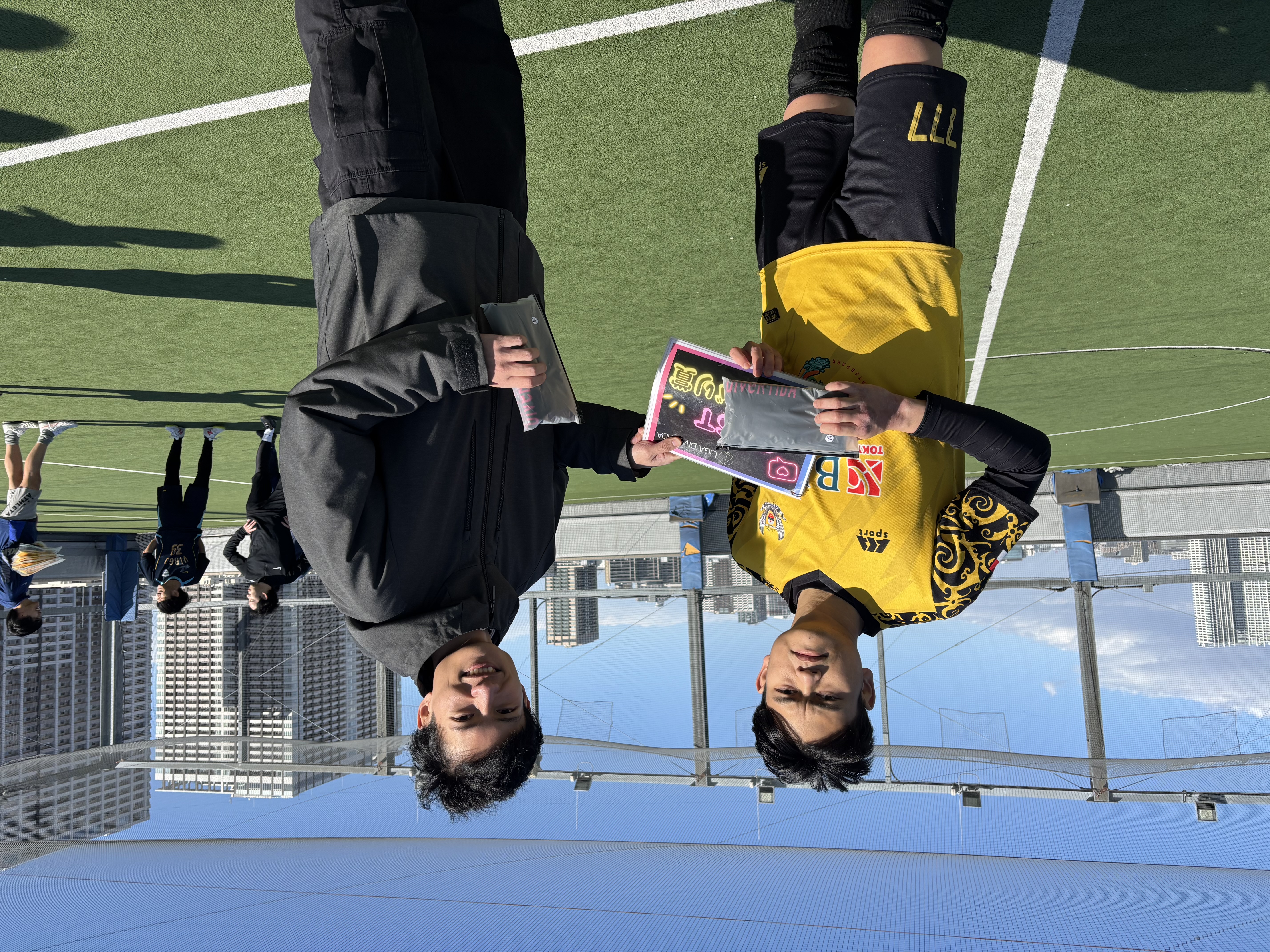 2026年1月11日 有明 BUDDYスポーツアリーナ 屋上人工芝コート フットサル 大会風景