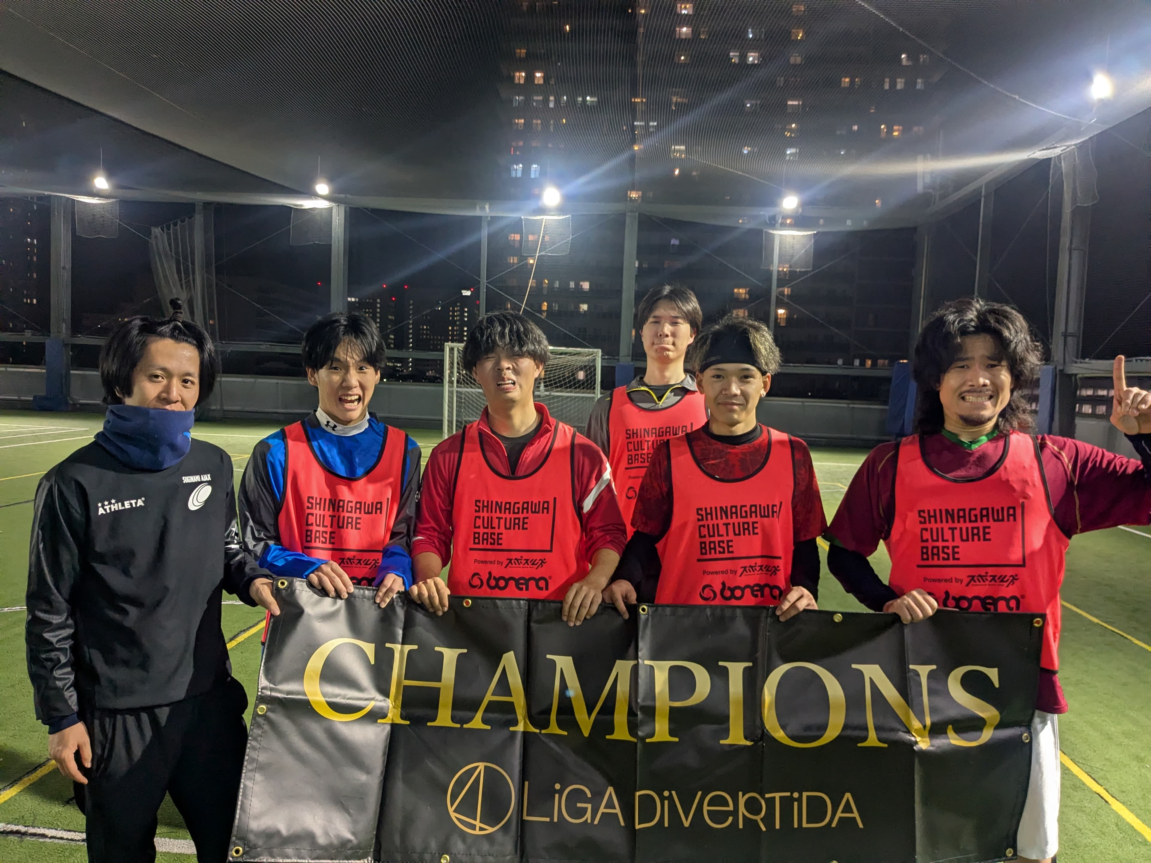2026年1月16日 有明 BUDDYスポーツアリーナ 屋上人工芝コート フットサル 大会風景