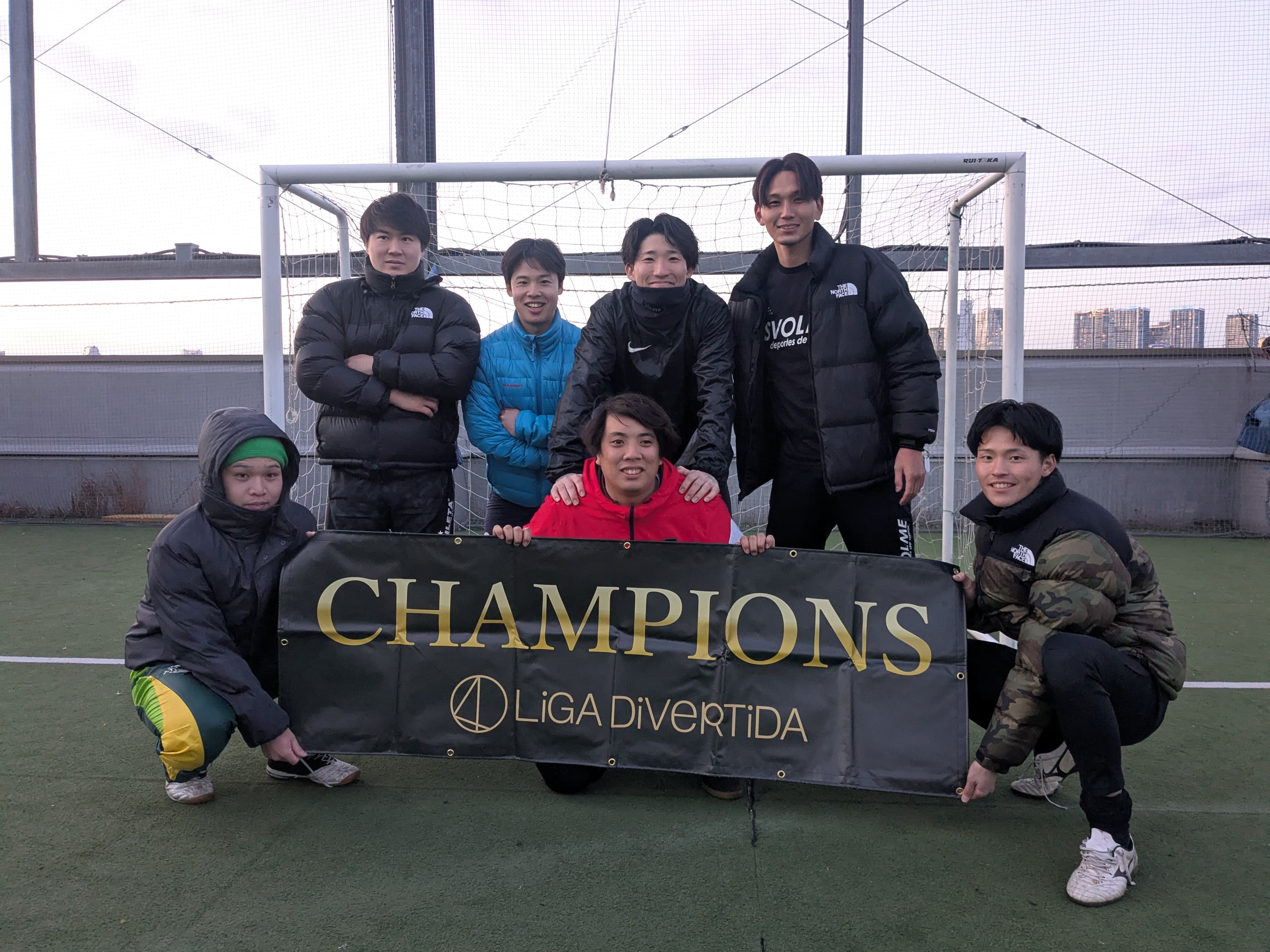 2026年1月24日 有明 BUDDYスポーツアリーナ 屋上人工芝コート フットサル 表彰