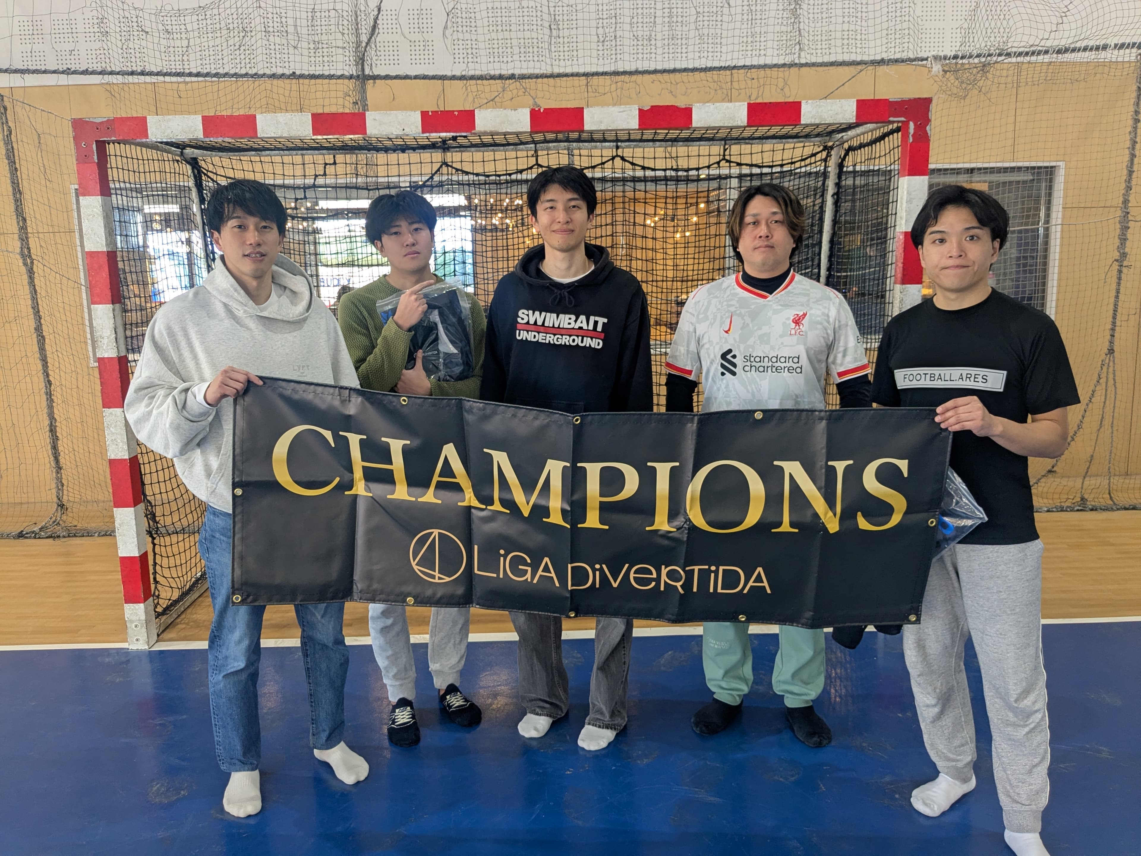 2026年1月24日 有明 BUDDYスポーツアリーナ1F フットサル 表彰