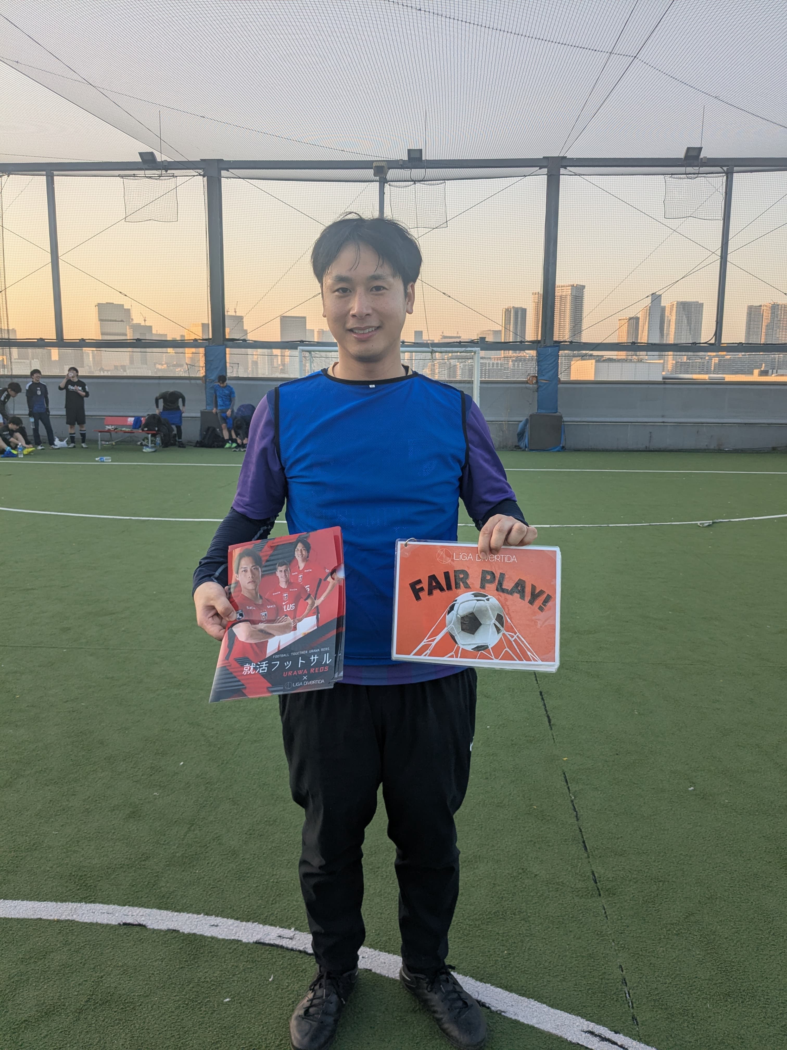 2026年2月15日 有明 BUDDYスポーツアリーナ 屋上人工芝コート フットサル 大会風景