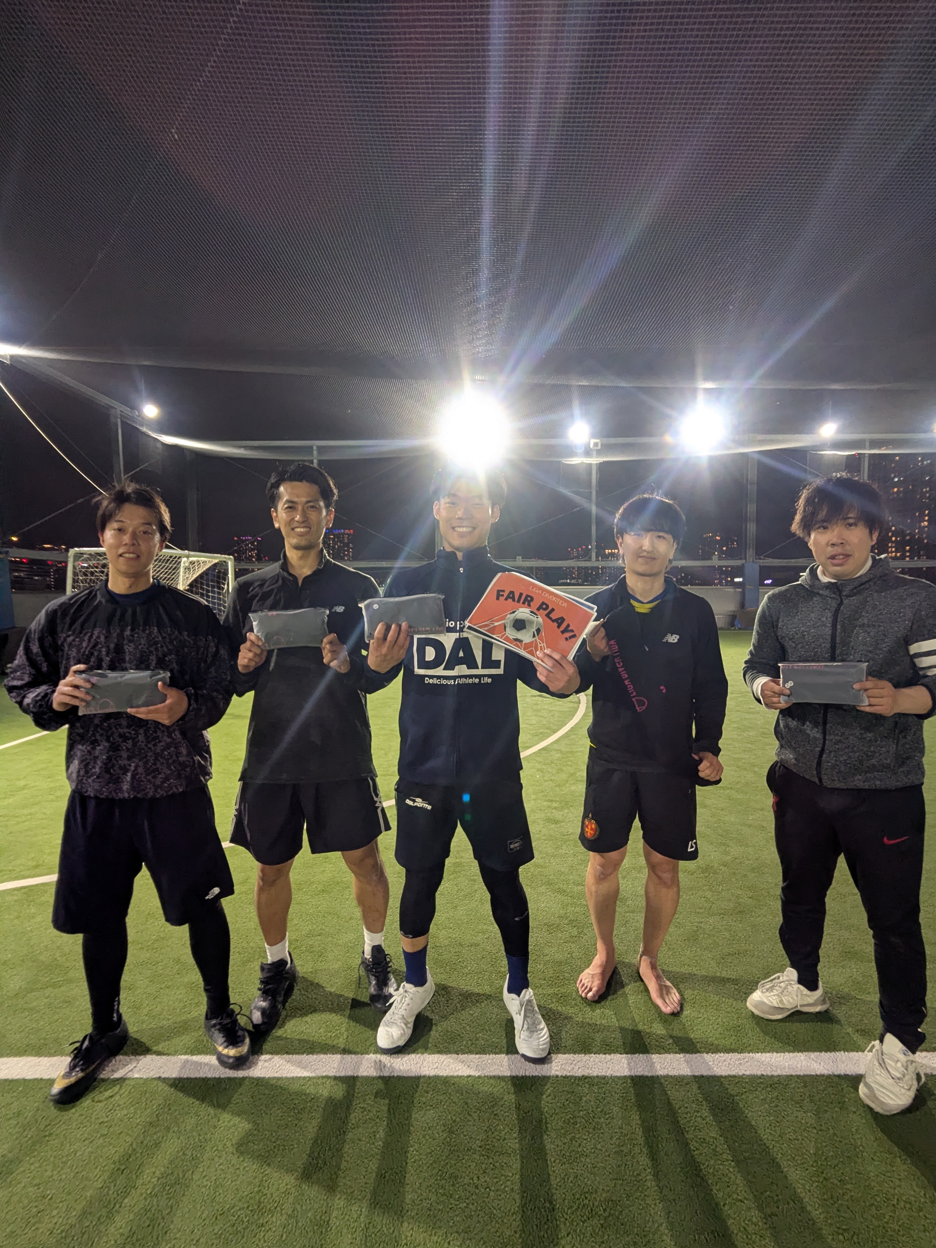 2026年3月11日 有明 BUDDYスポーツアリーナ 屋上人工芝コート フットサル 大会風景