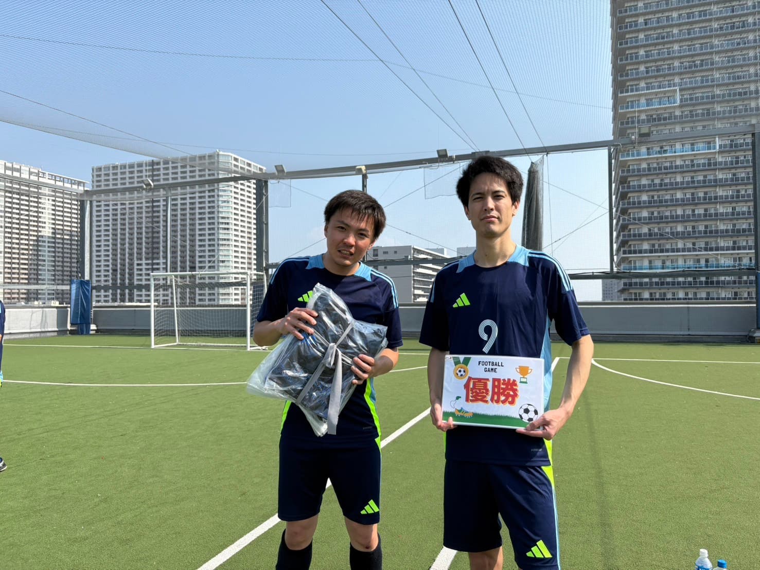 2026年3月29日 有明 BUDDYスポーツアリーナ 屋上人工芝コート フットサル 大会風景