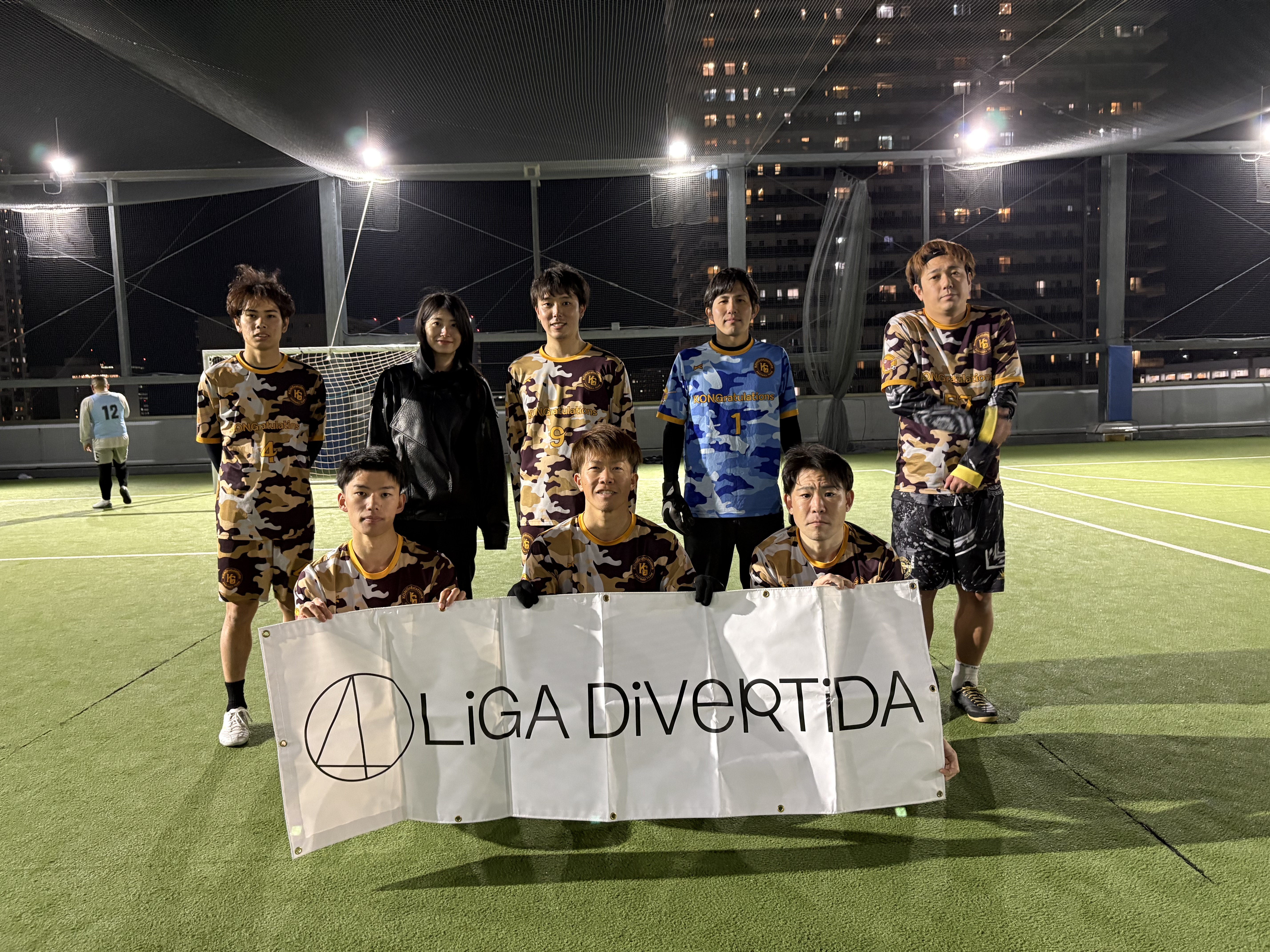 KONGratulations - 2026年4月8日 有明 BUDDYスポーツアリーナ 屋上人工芝コート フットサル