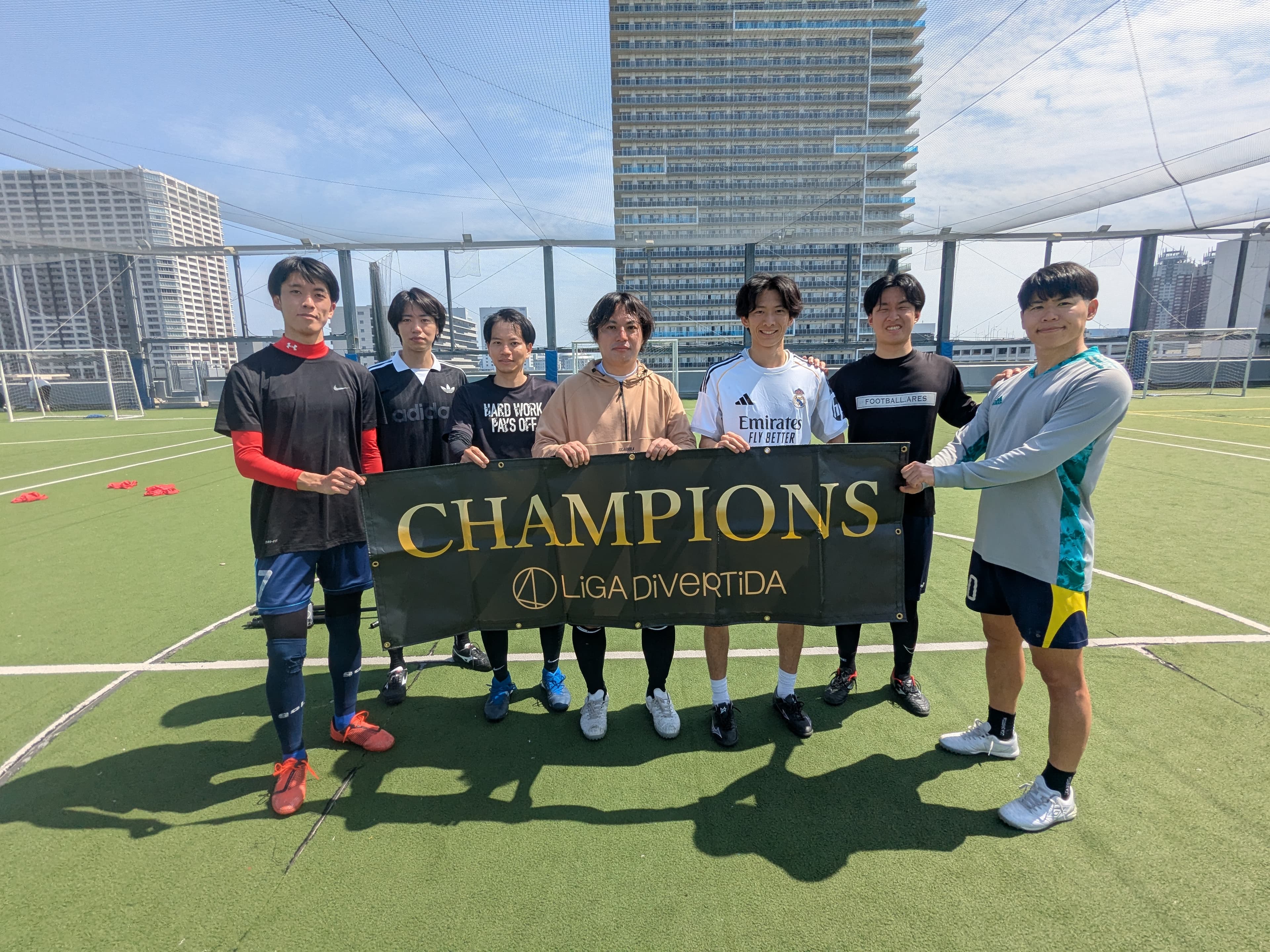 2026年4月19日 有明 BUDDYスポーツアリーナ 屋上人工芝コート フットサル 表彰