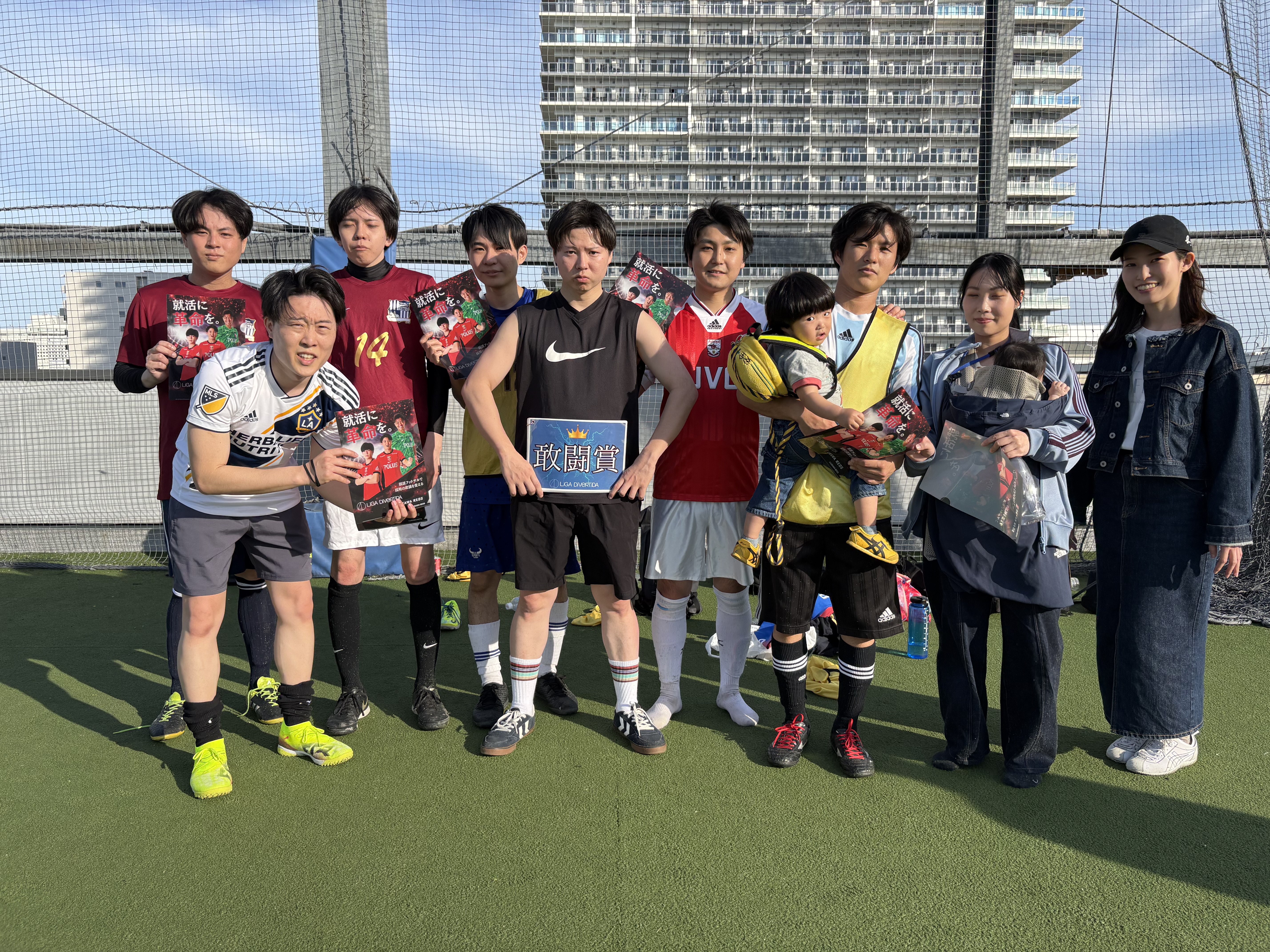 2026年5月9日 有明 BUDDYスポーツアリーナ 屋上人工芝コート フットサル 大会風景