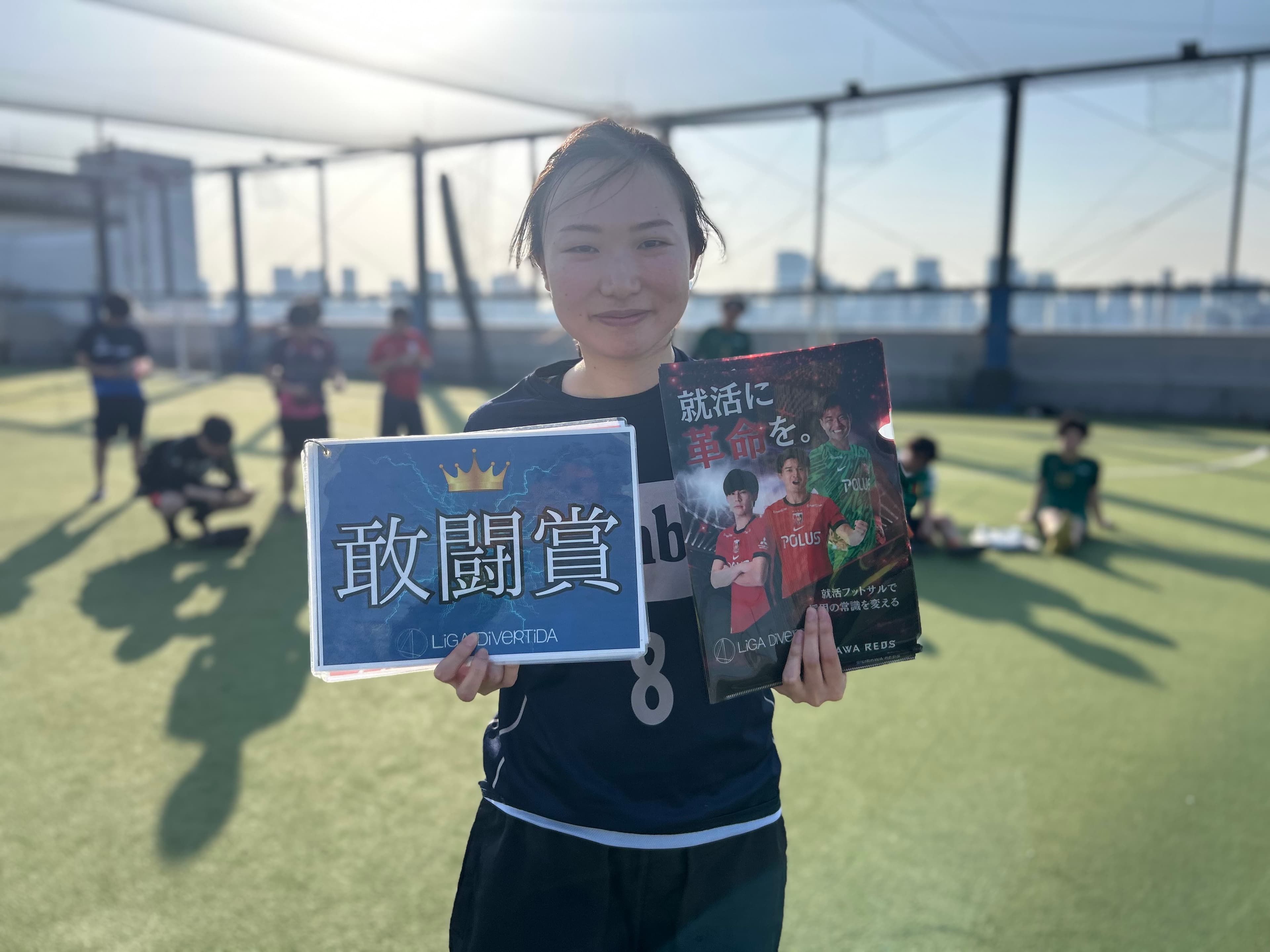 2026年5月17日 有明 BUDDYスポーツアリーナ 屋上人工芝コート フットサル 大会風景