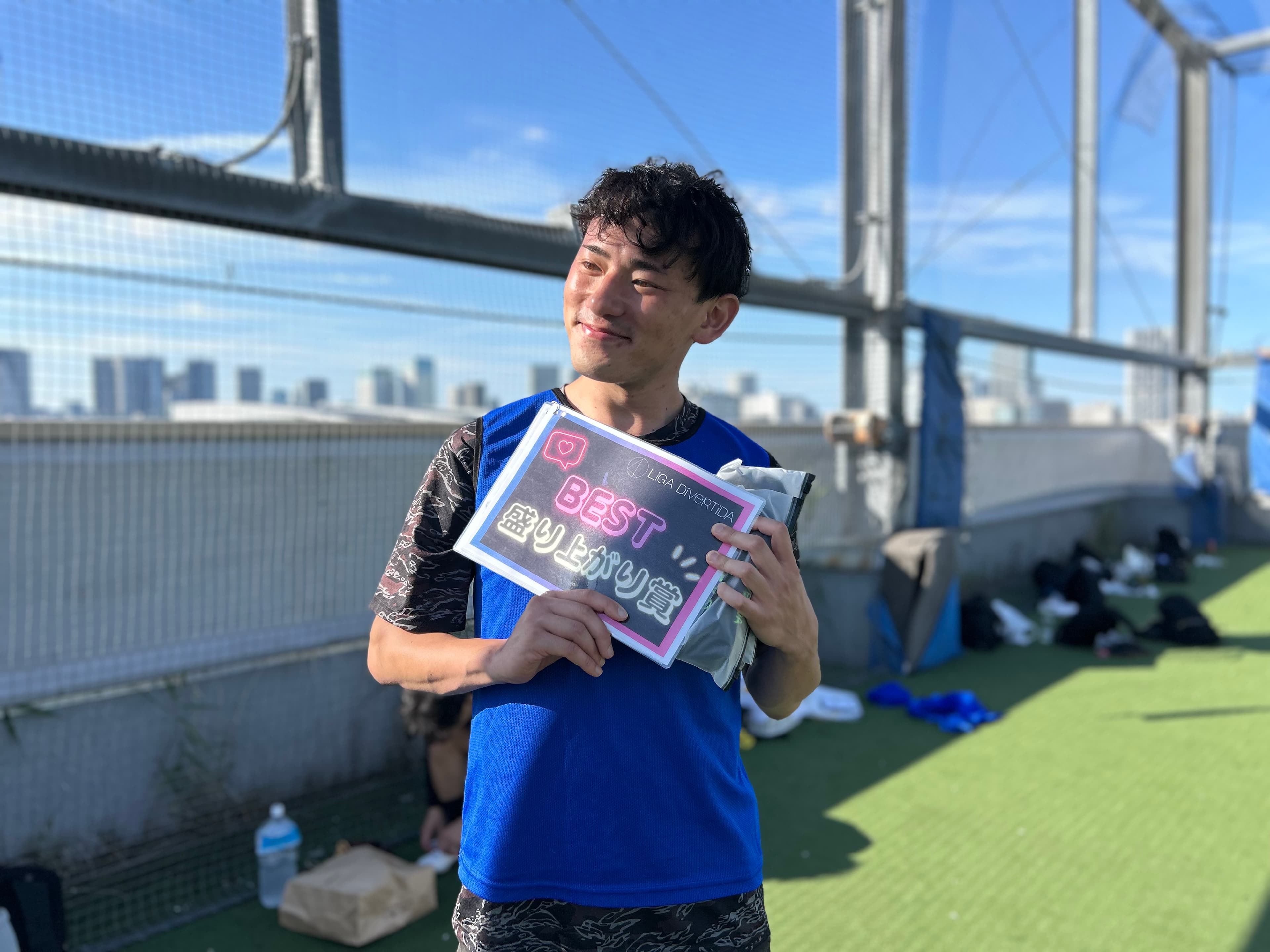 2026年6月6日 有明 BUDDYスポーツアリーナ 屋上人工芝コート フットサル 大会風景