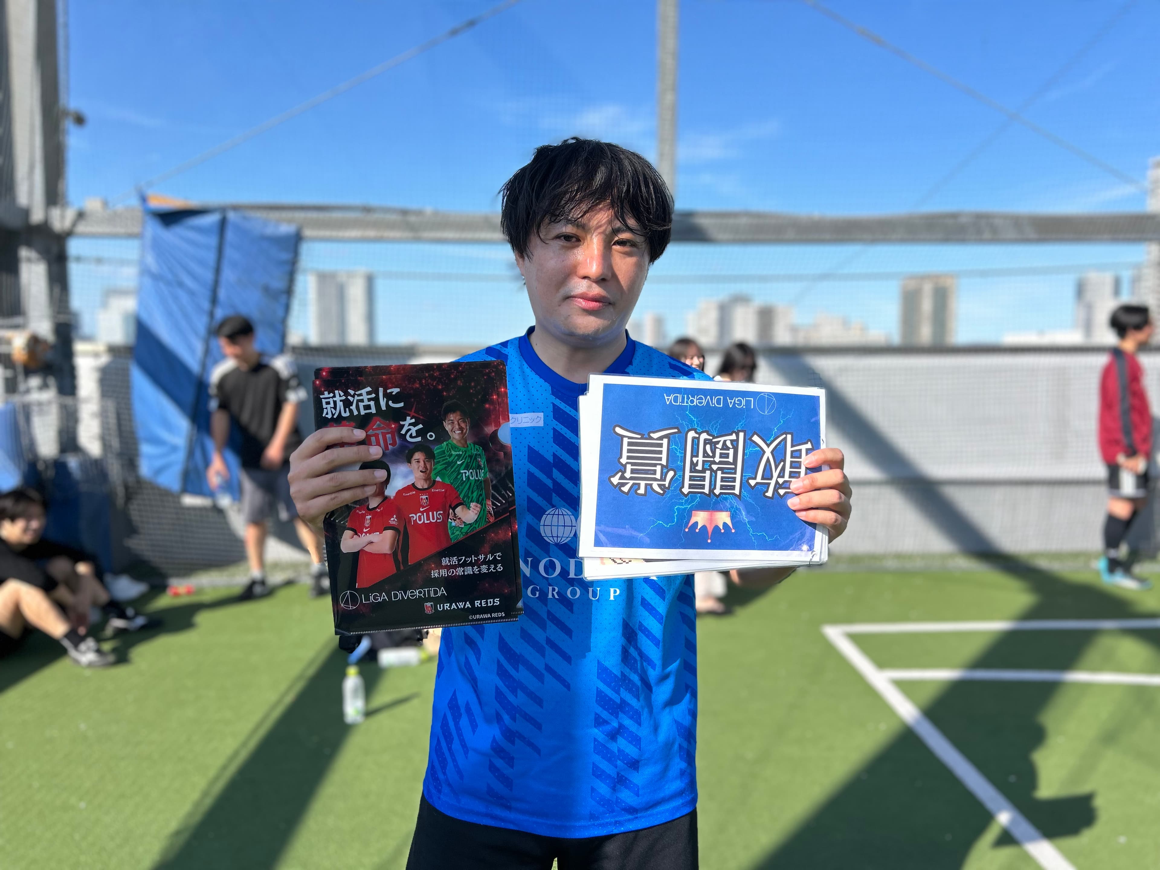 2026年6月6日 有明 BUDDYスポーツアリーナ 屋上人工芝コート フットサル 大会風景